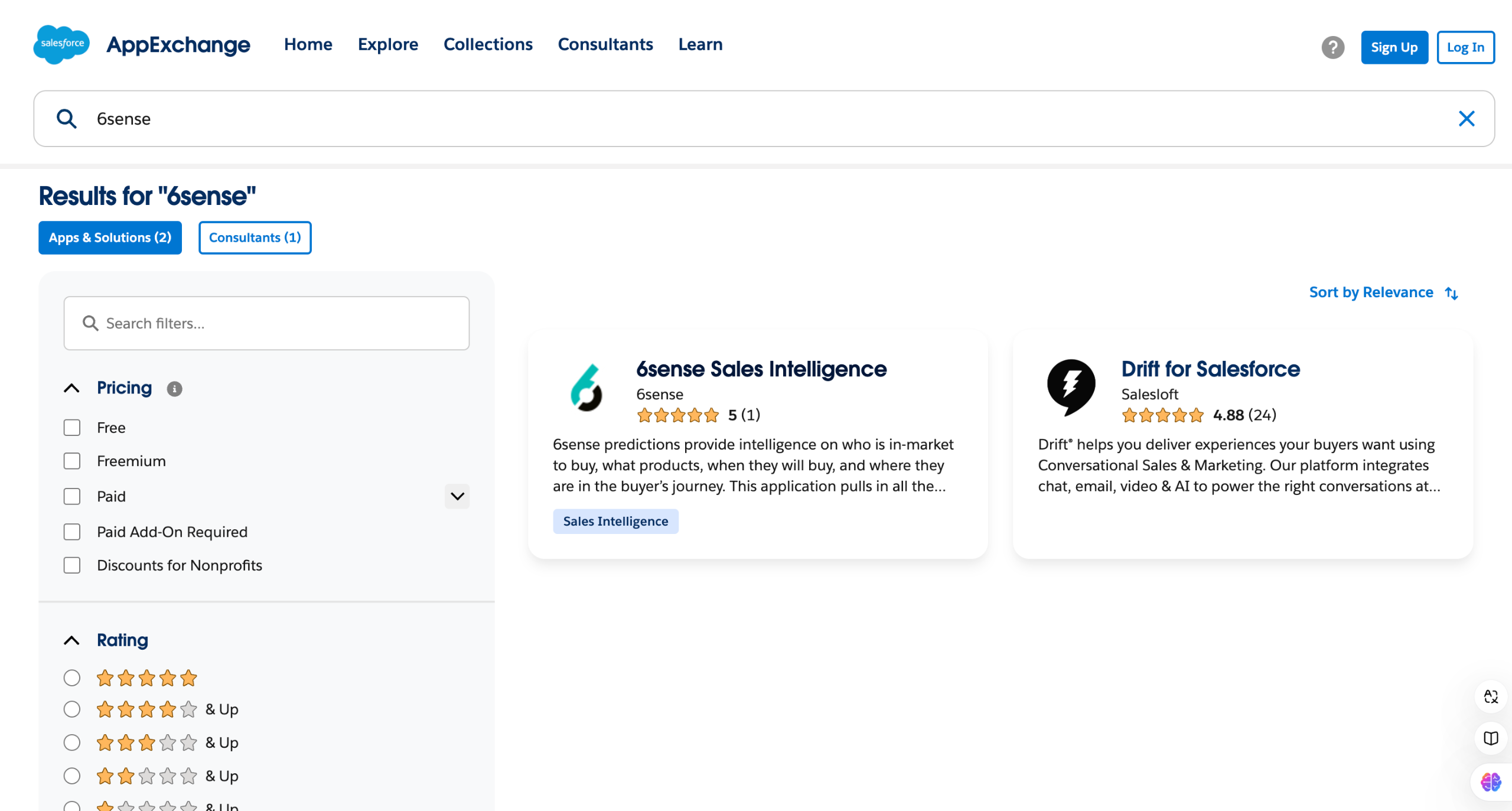 6sense salesforce integration