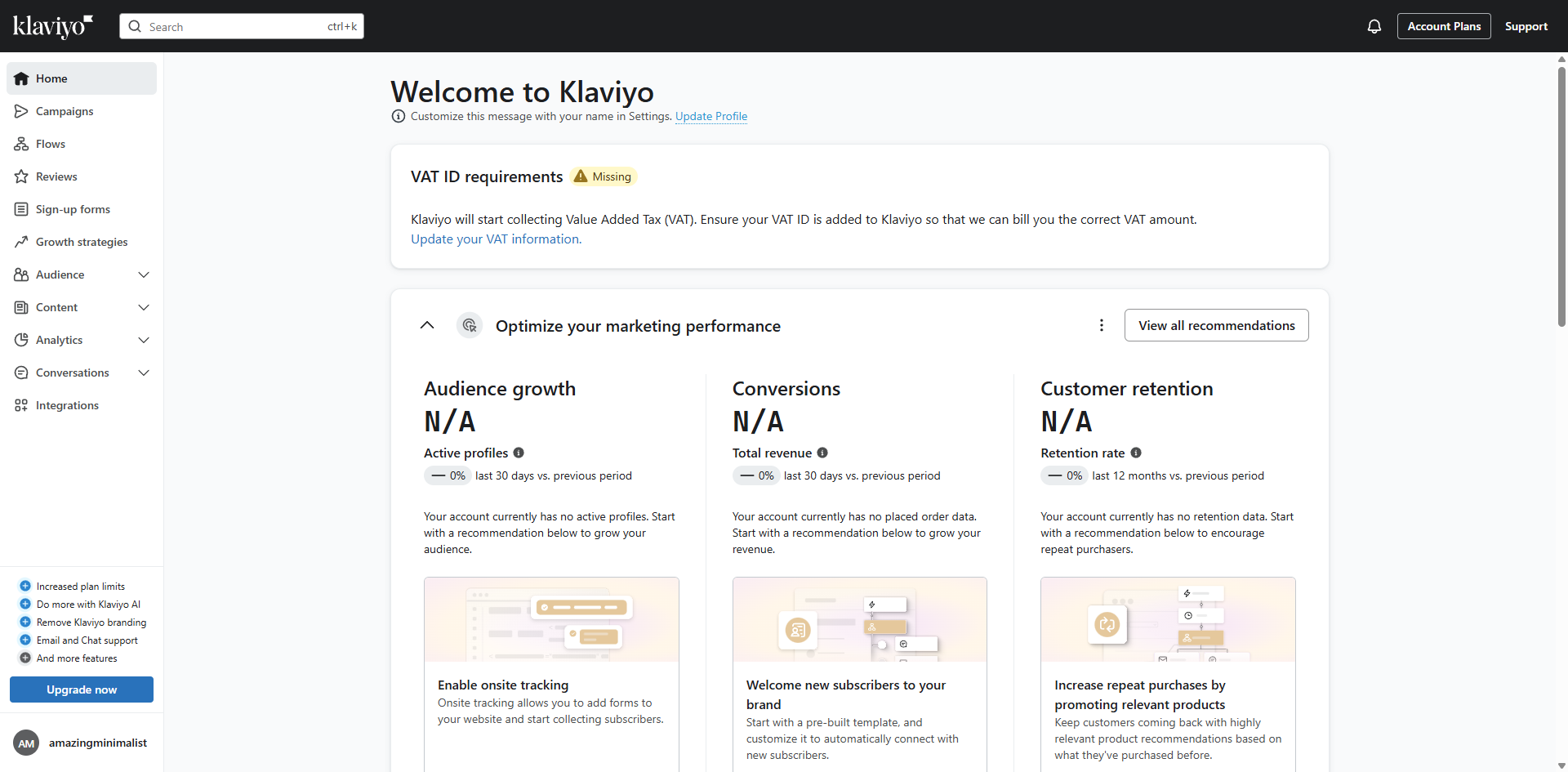 Klaviyo Segment Integration