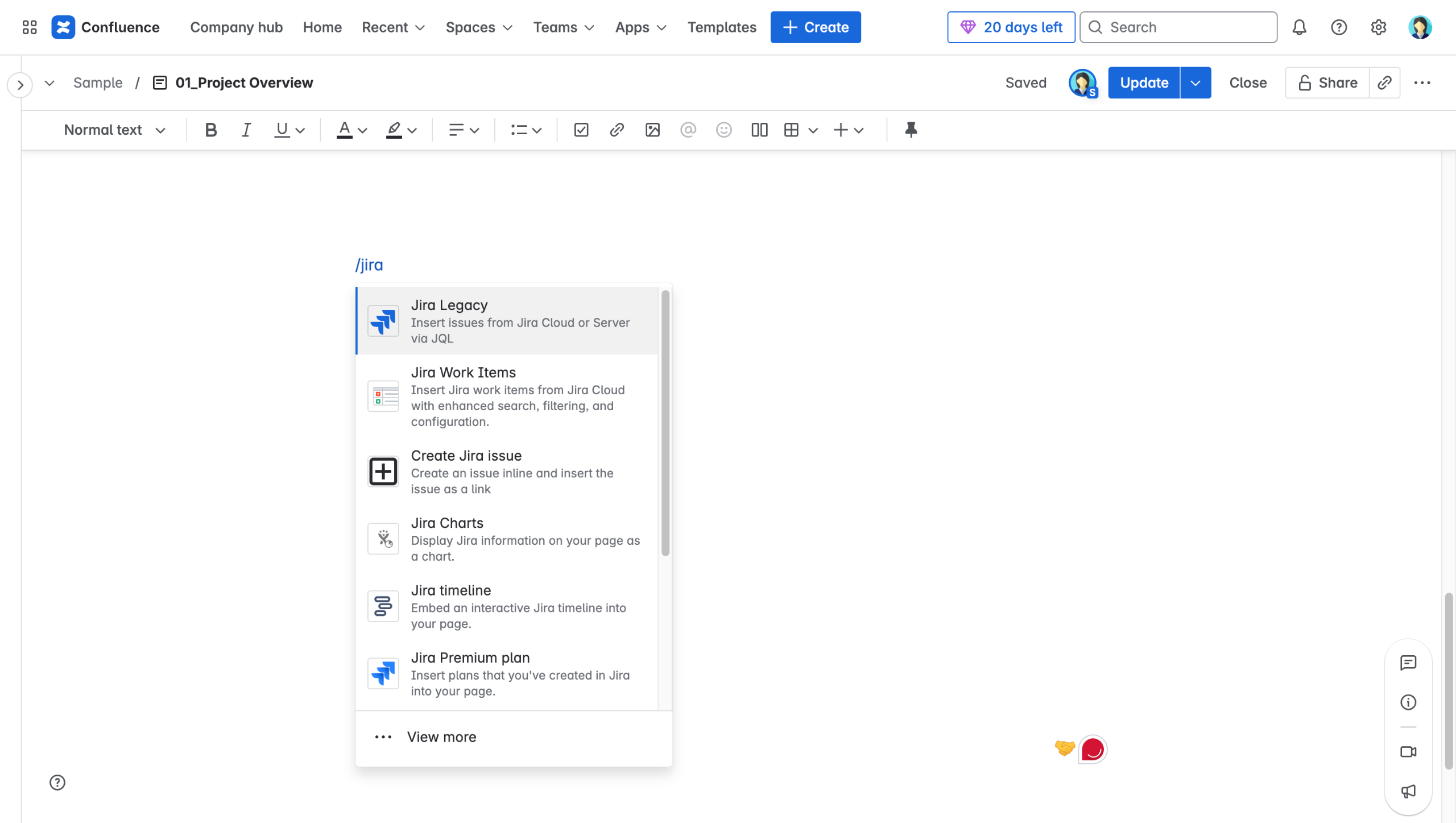 Adding JIRA Filters to Confluence Pages