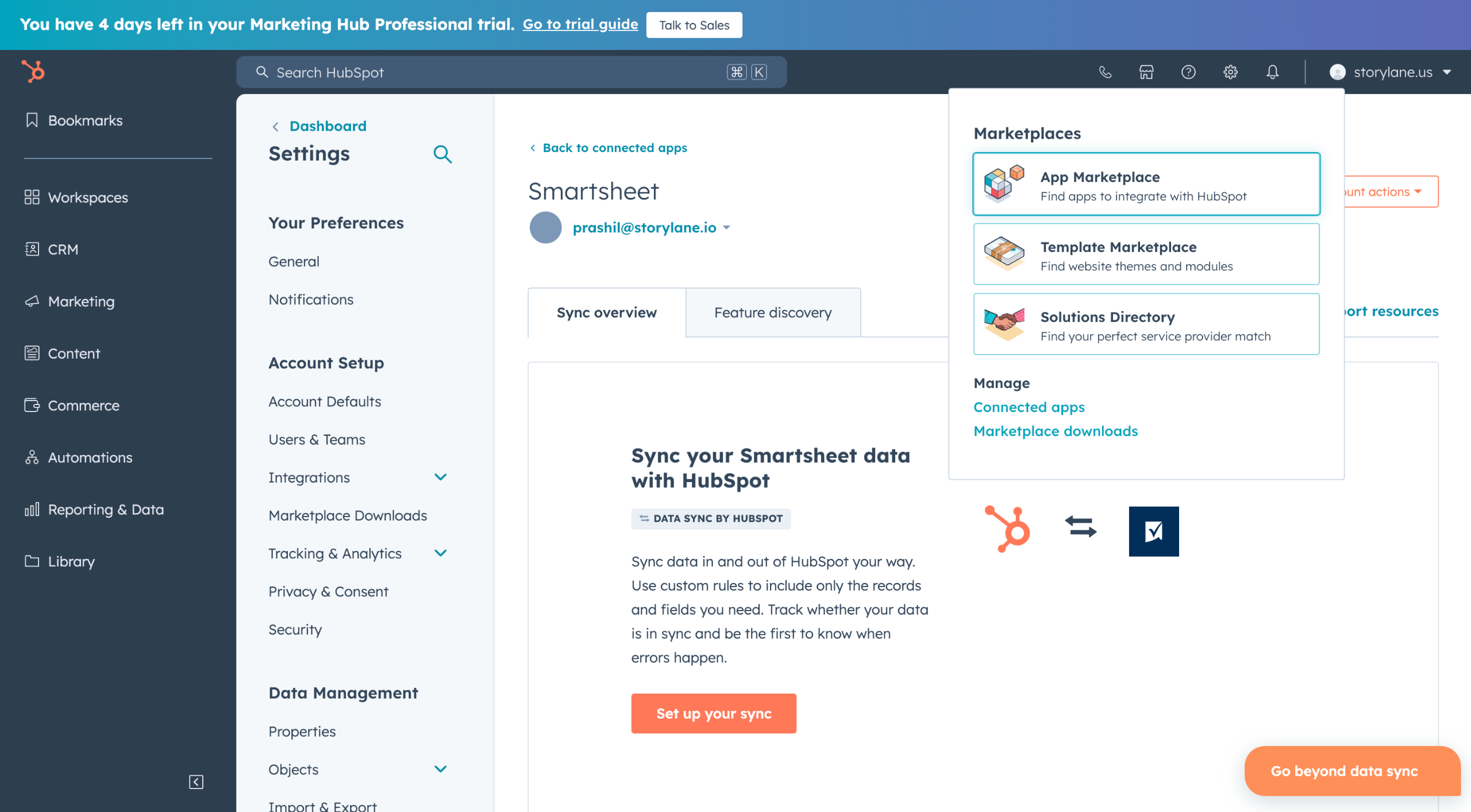 Hubspot surveymonkey integration