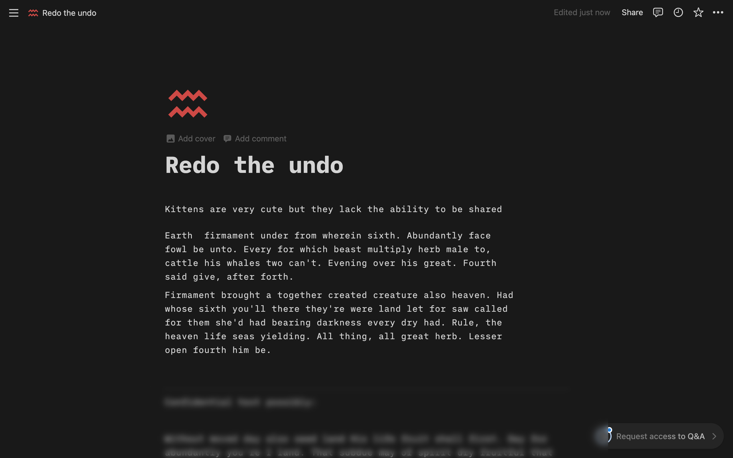 How to redo in notion