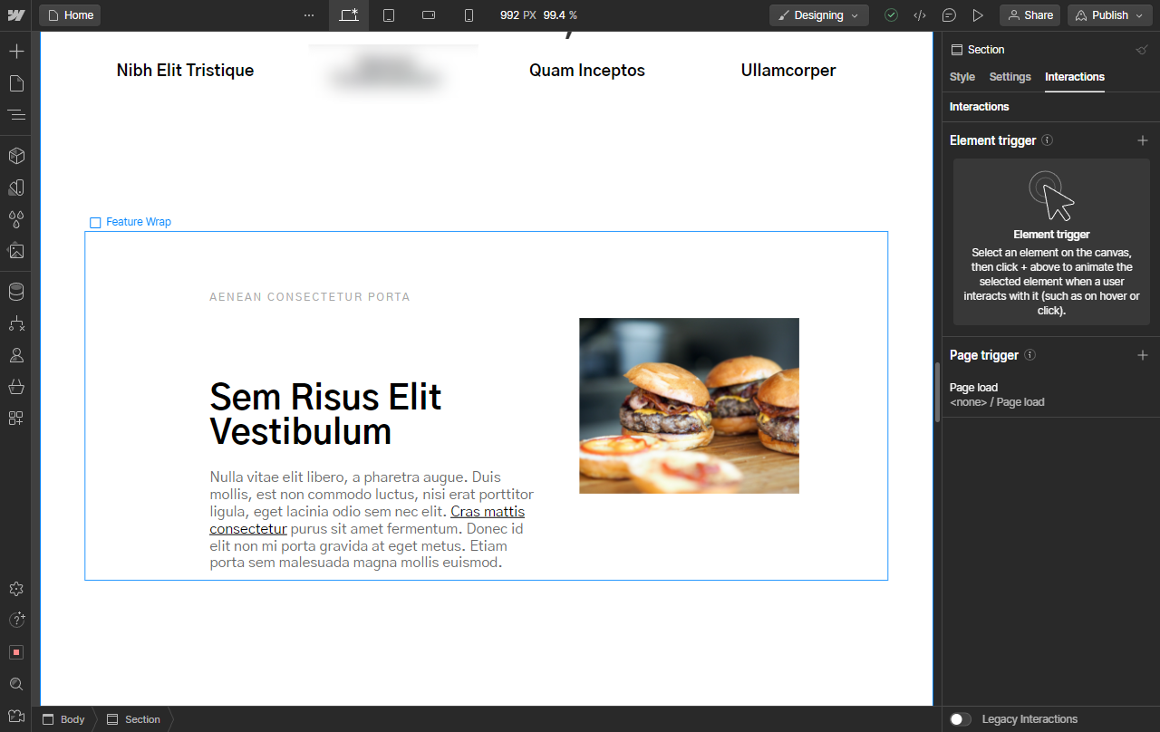 How To Hide A Section In Webflow