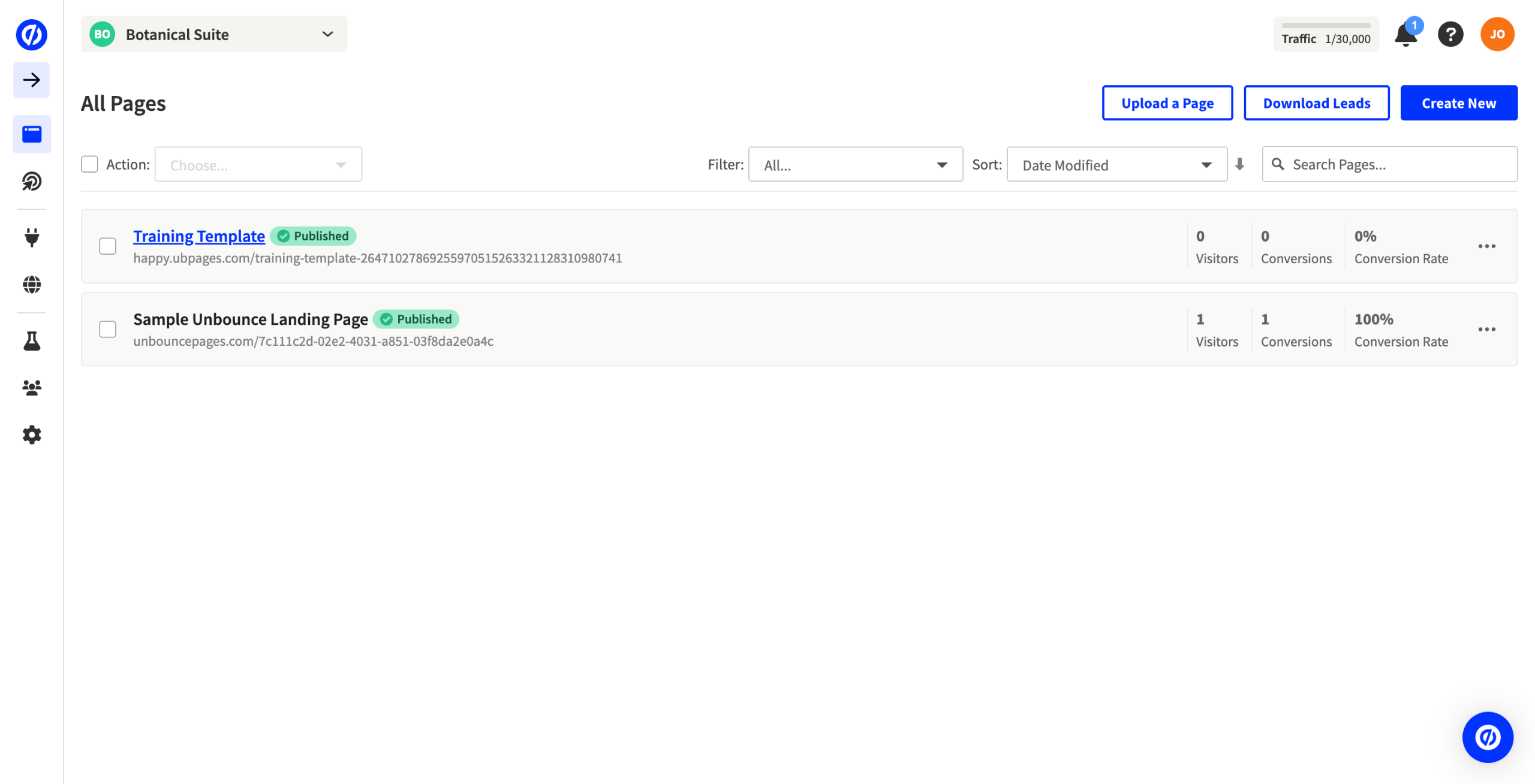How to Turn Off an Unbounce Page