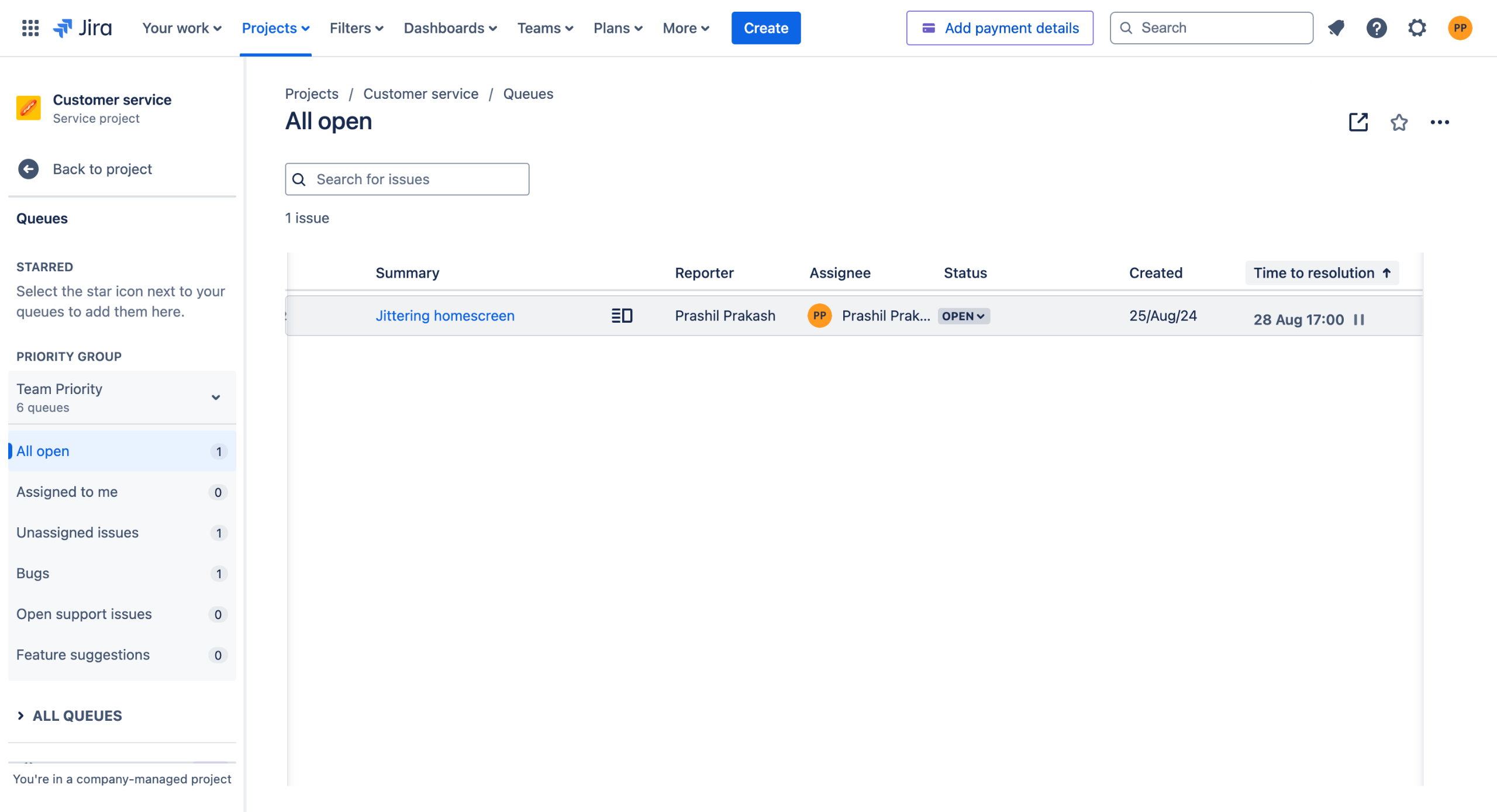 How to close a bug in jira
