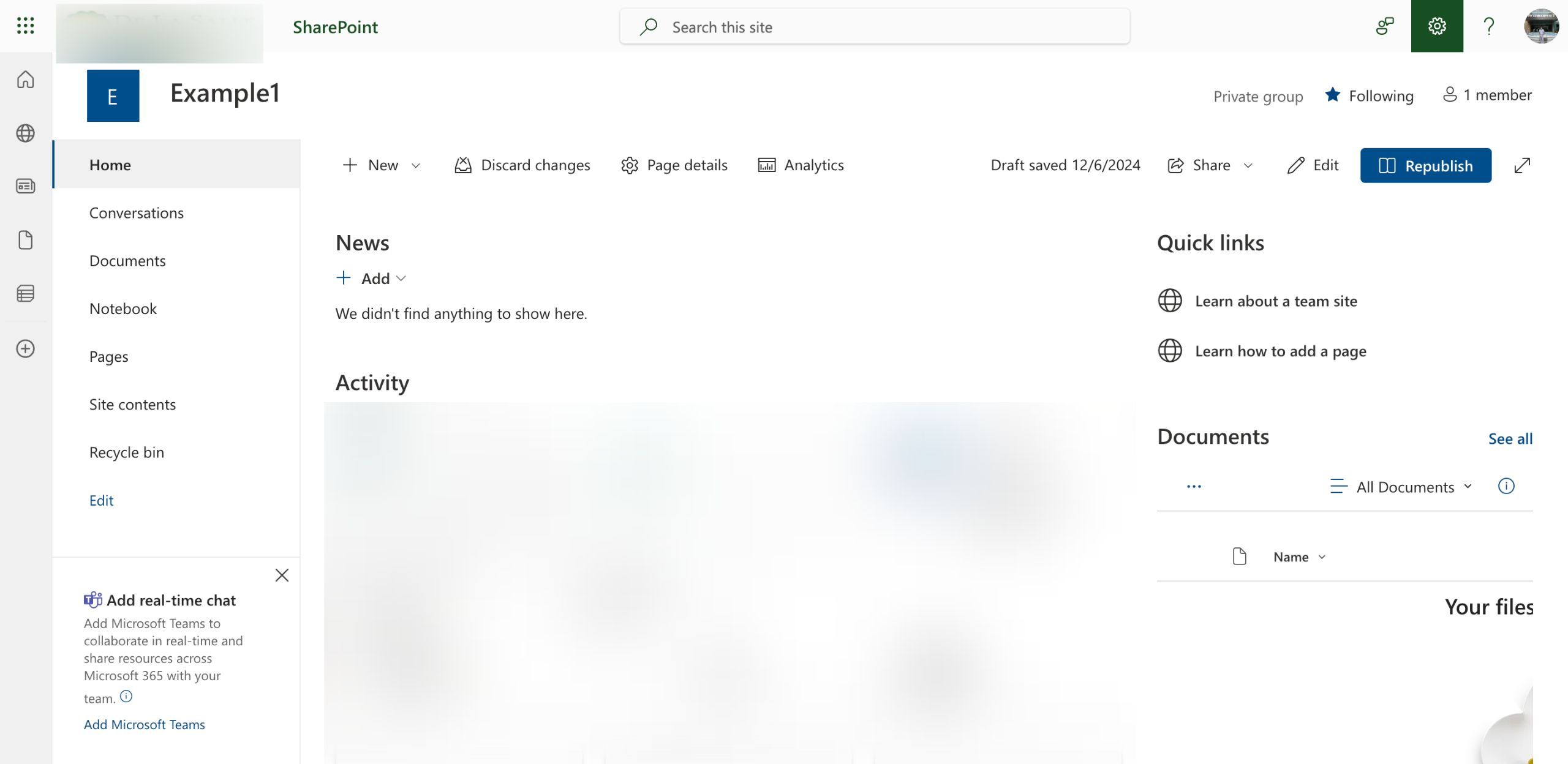 How to Change the SharePoint Site Name