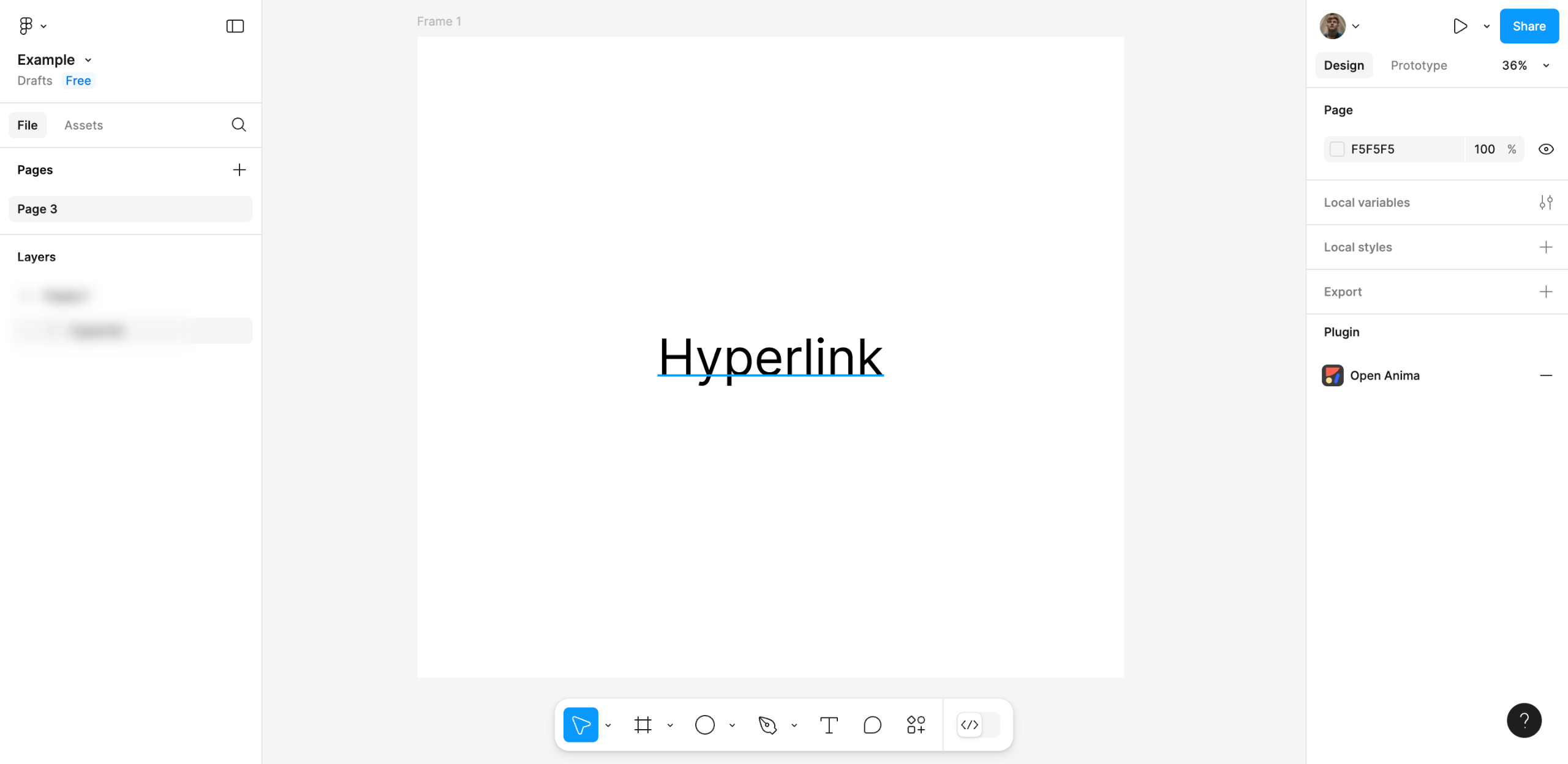 How to Hyperlink the Text in Figma