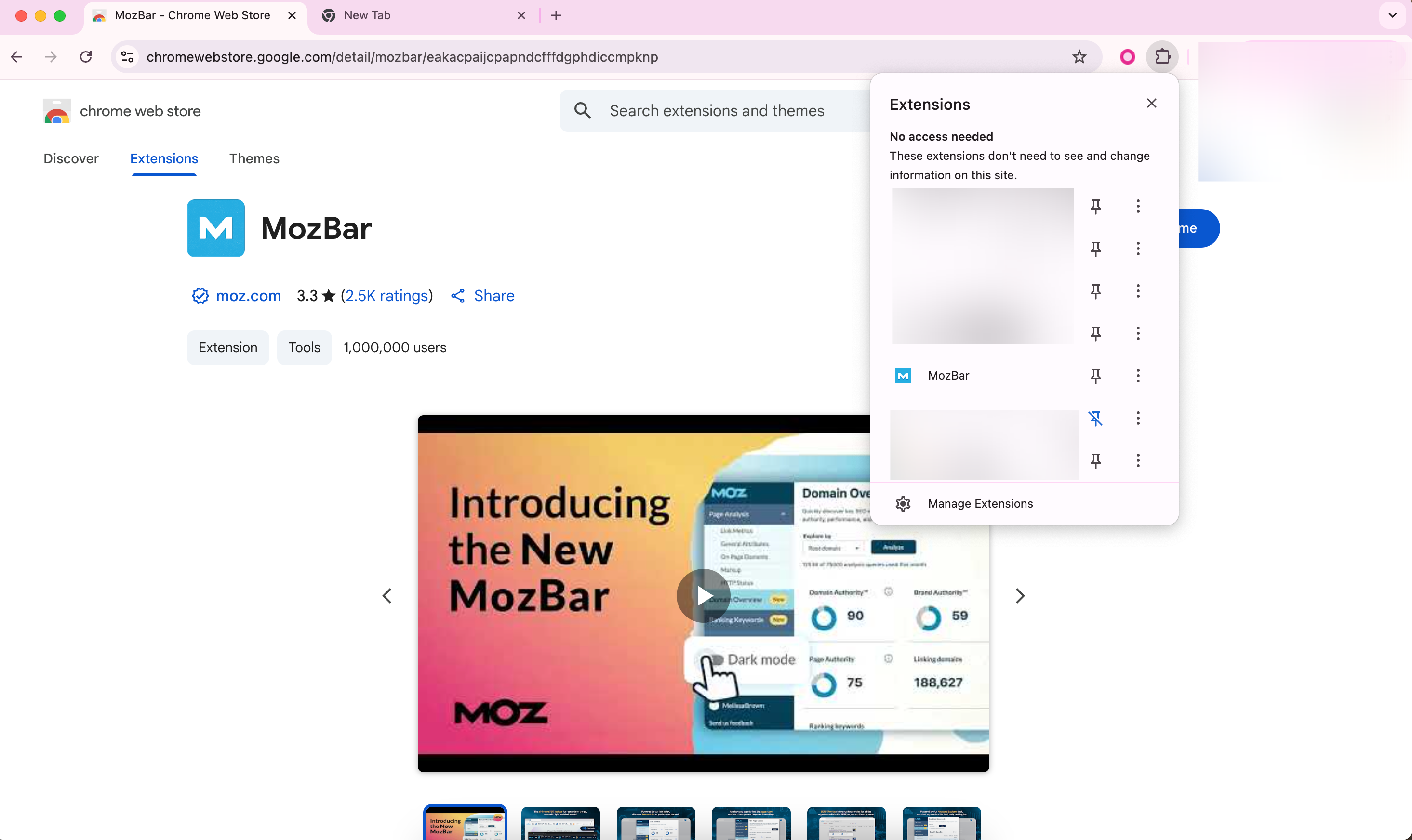How to Get Rid of Moz Extension