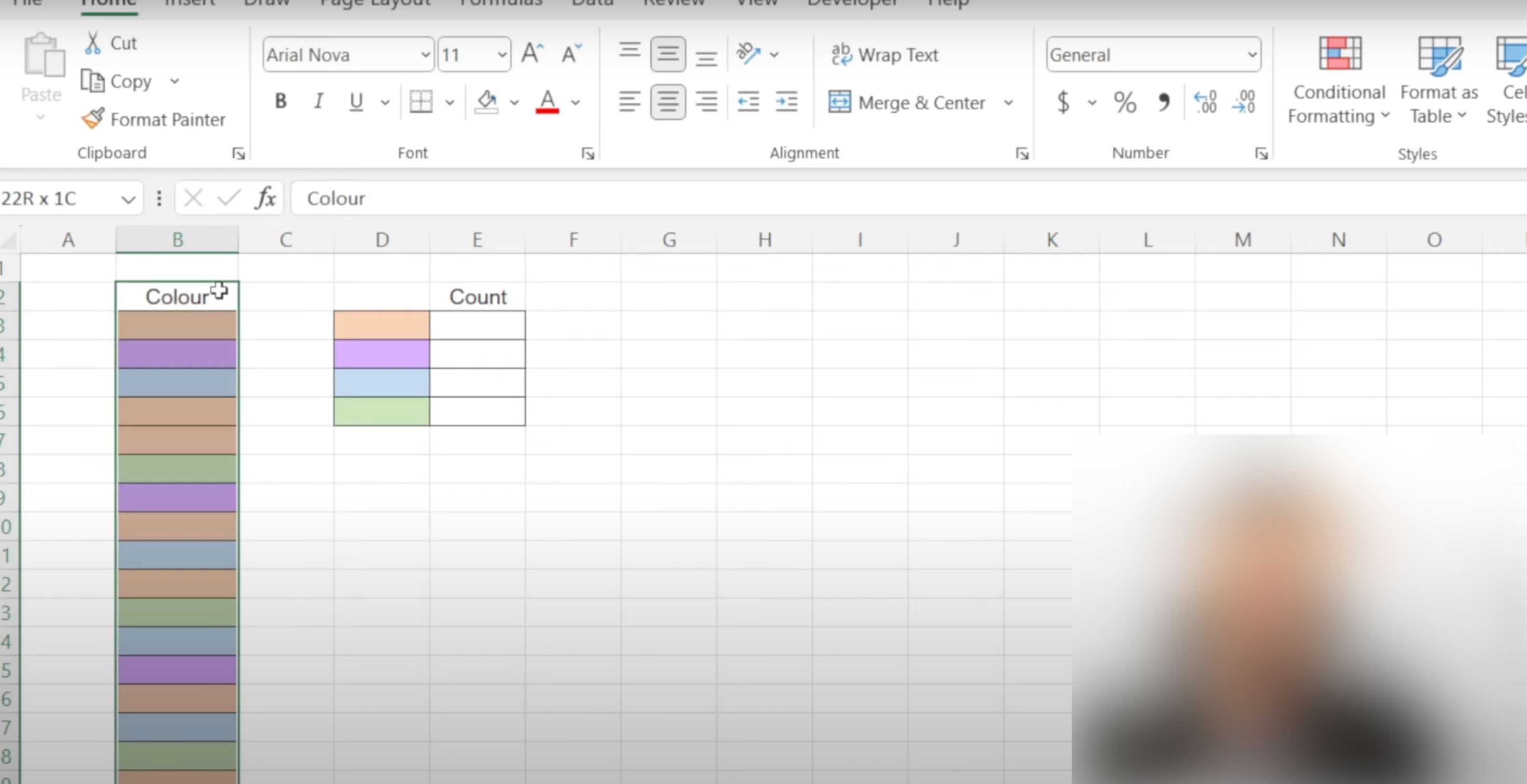 How to Count Cells by Color in Microsoft Excel