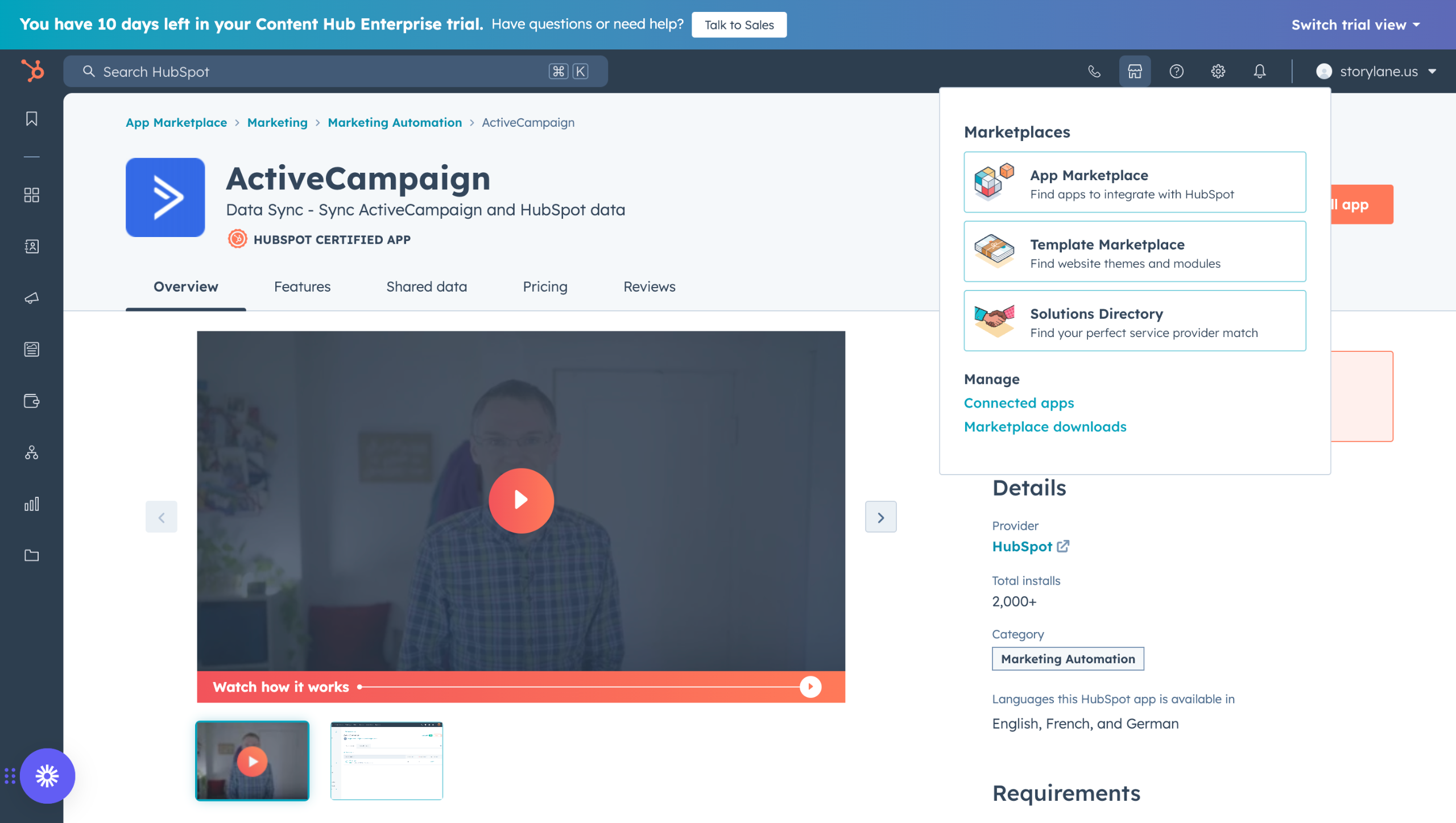 Activecampaign and hubspot integration
