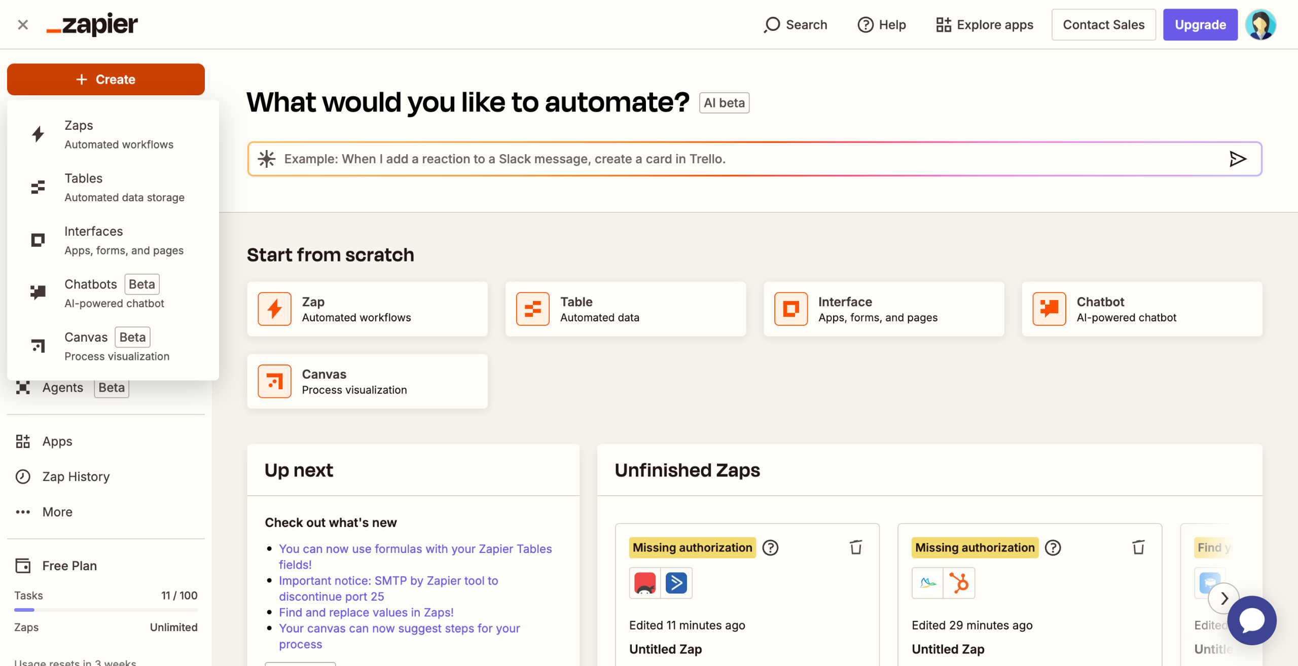 Push Instapage through Zapier to Google Sheets