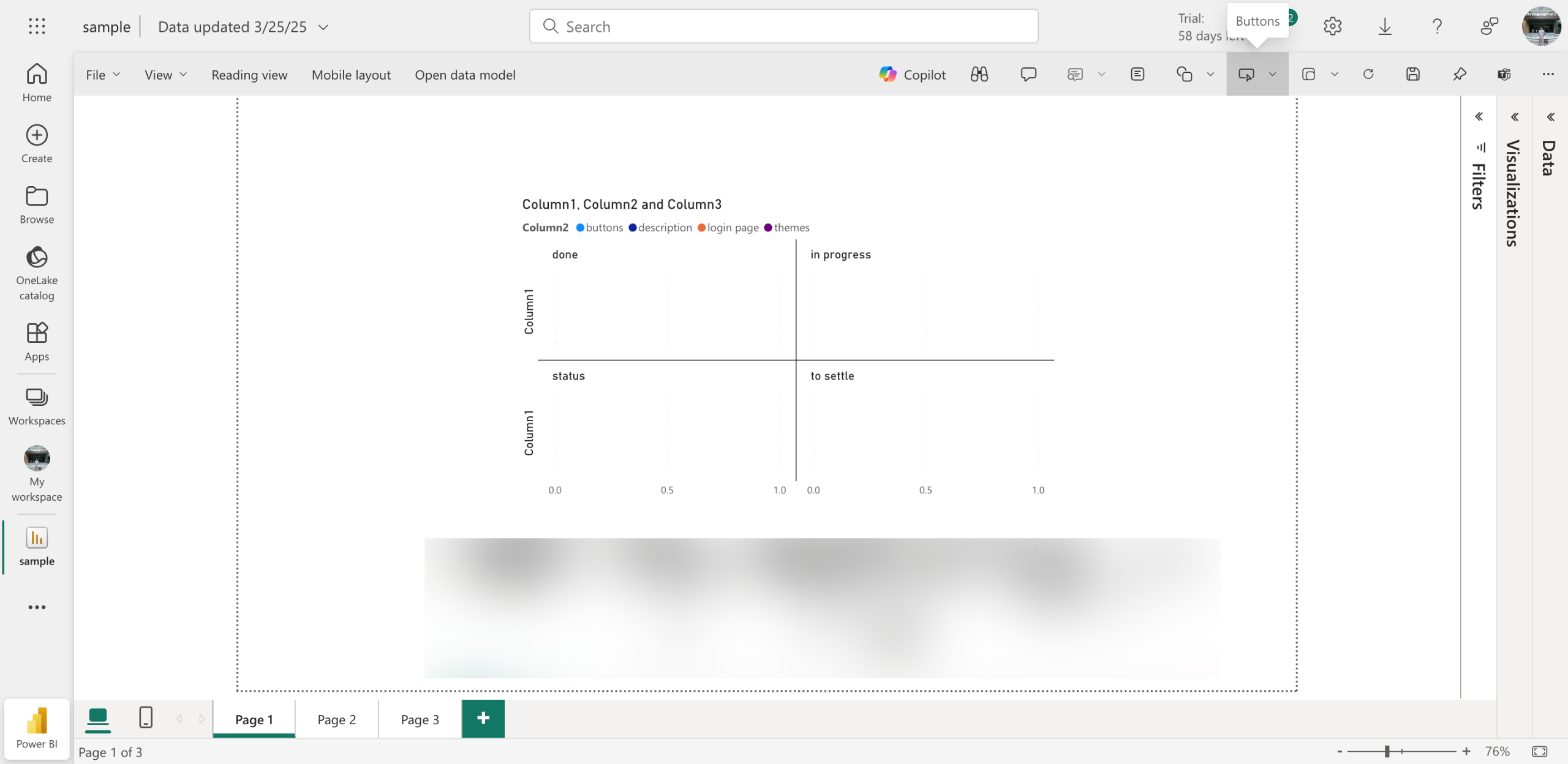 How to Add Navigation Buttons in Power BI