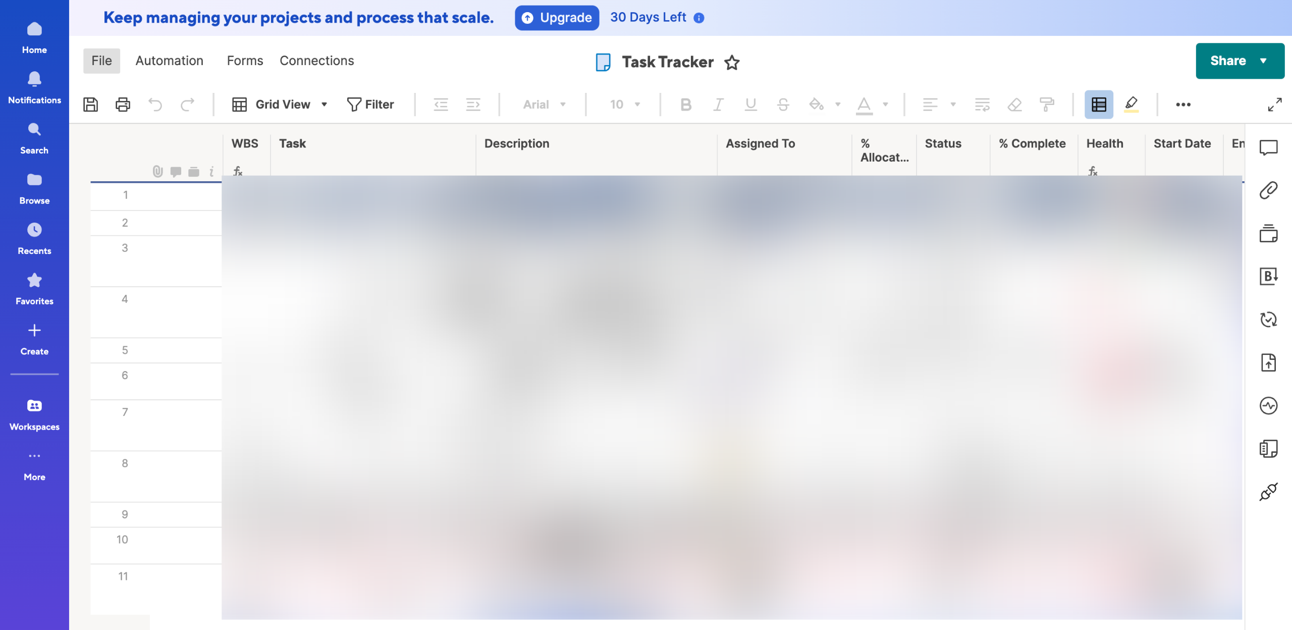 How to Export Smartsheet Projects to Excel
