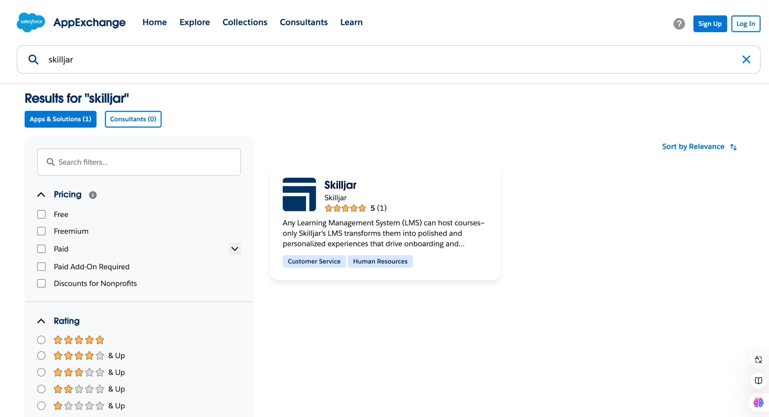 Skilljar salesforce integration