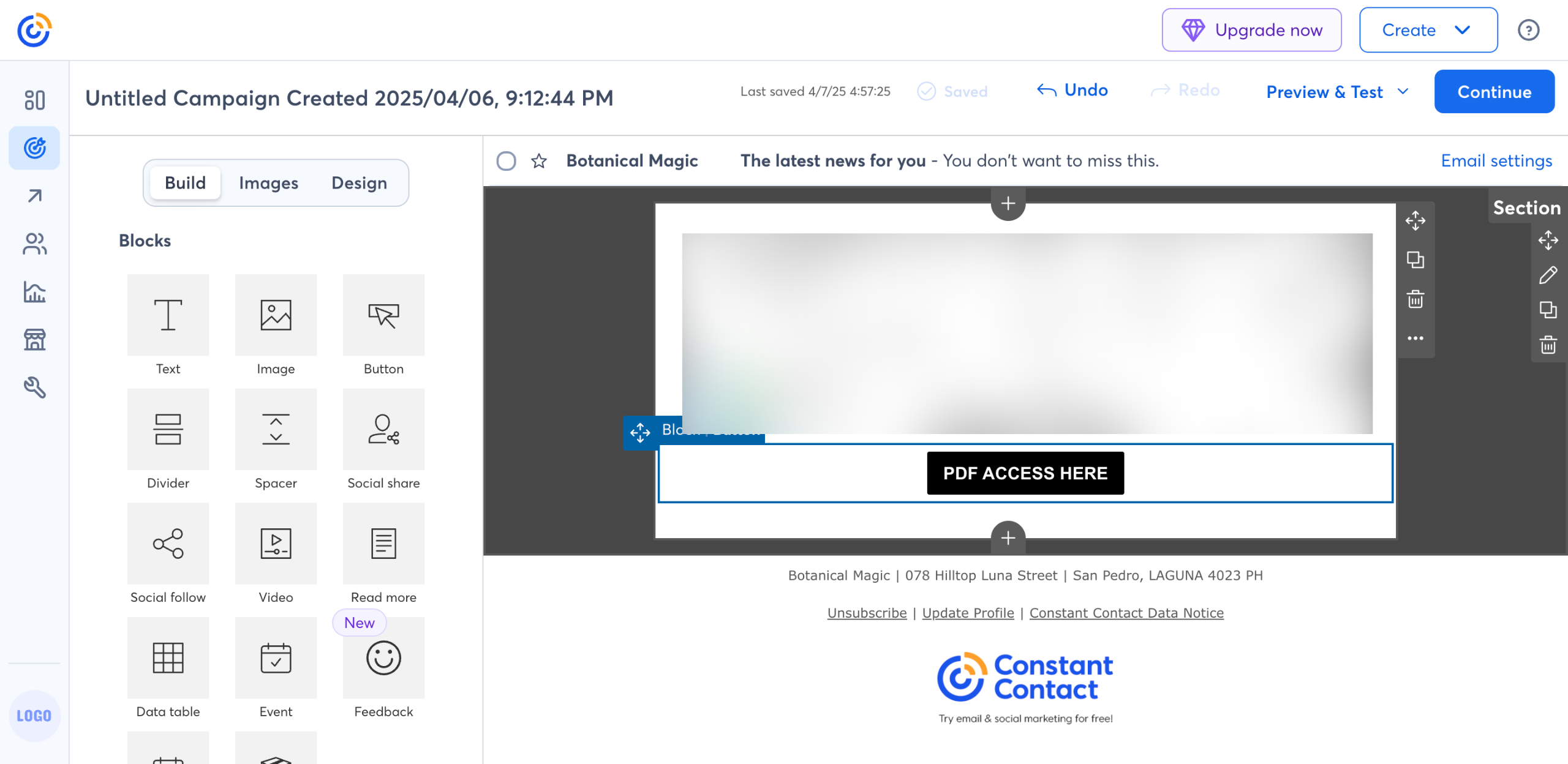 How to Insert a PDF File Into Constant Contact Emails