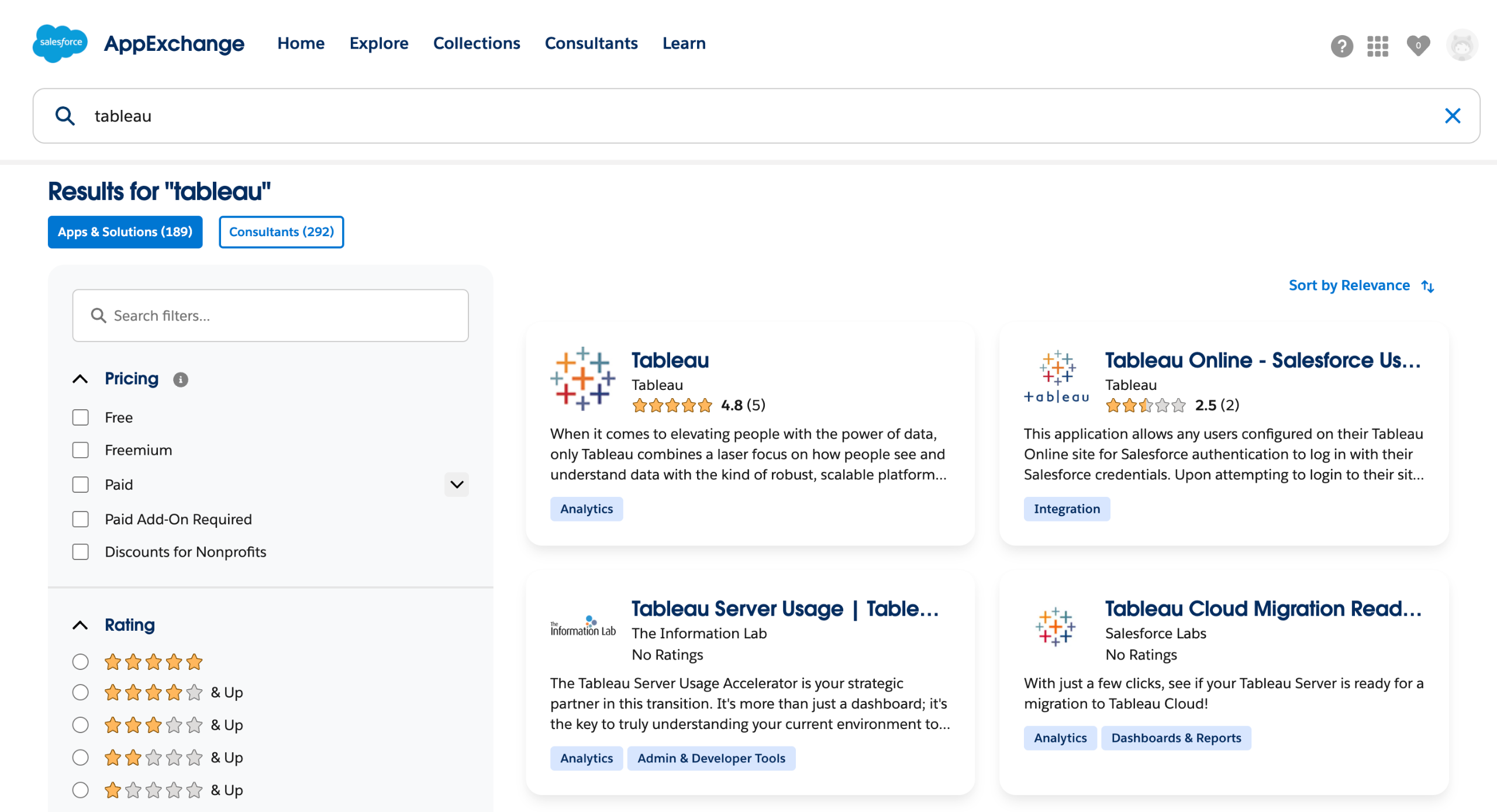 Salesforce tableau integration