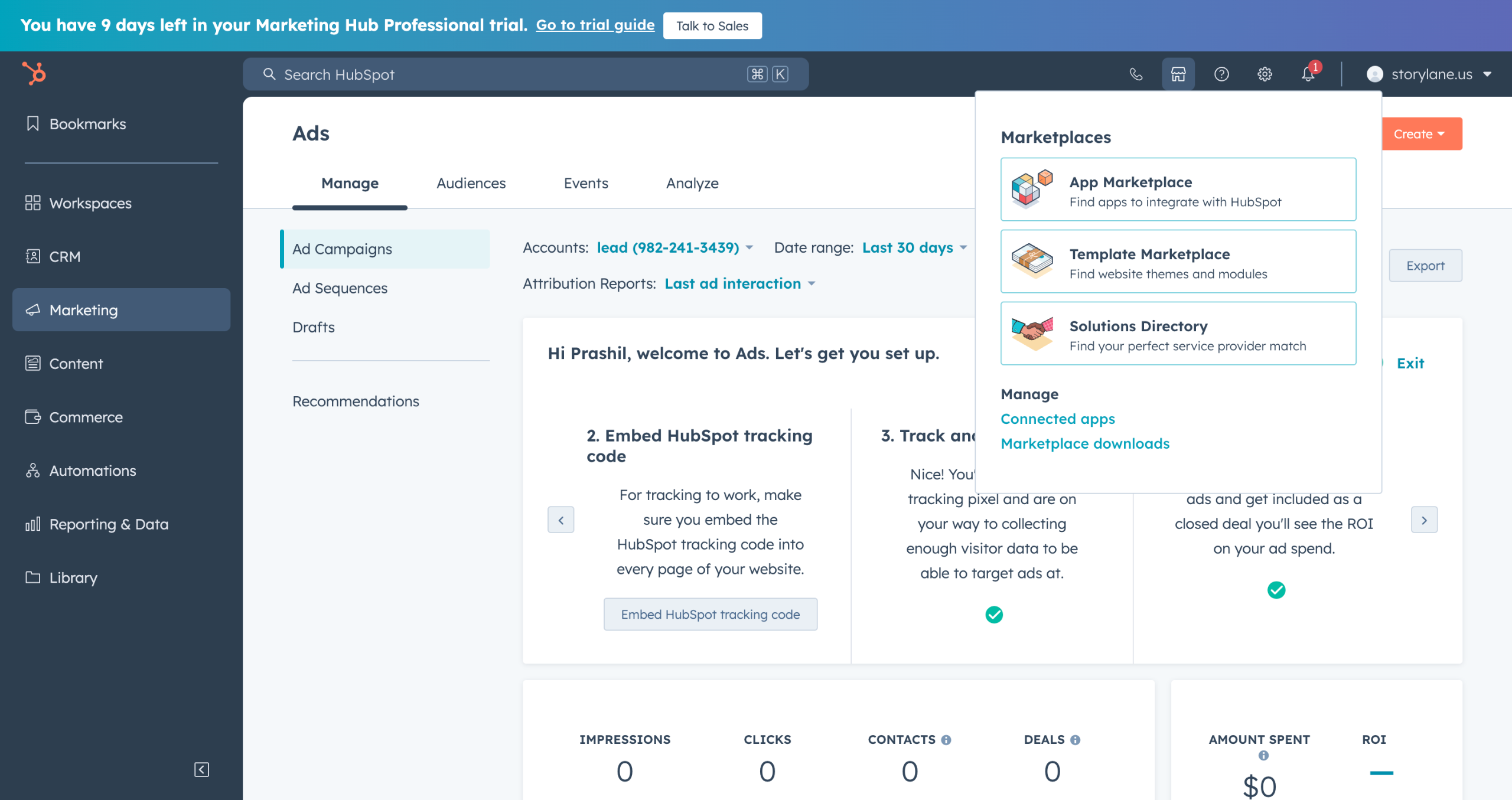 Hubspot google ads integration