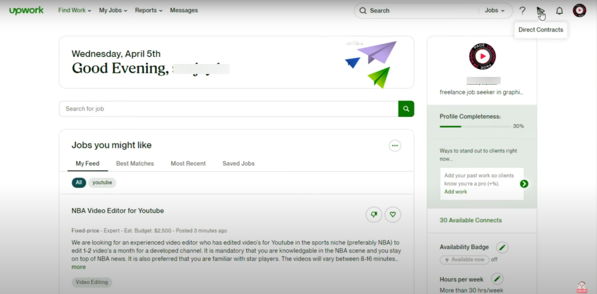 How to Create a Contract on Upwork