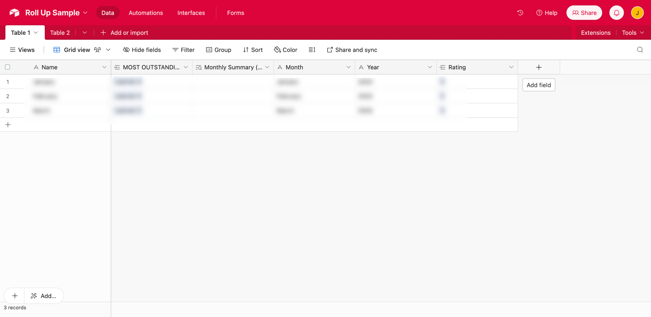 How to Use Rollup in Airtable