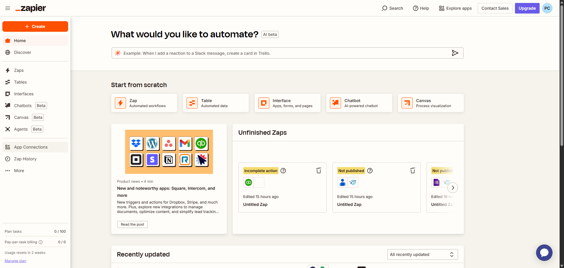 AppSheet Zapier Integration
