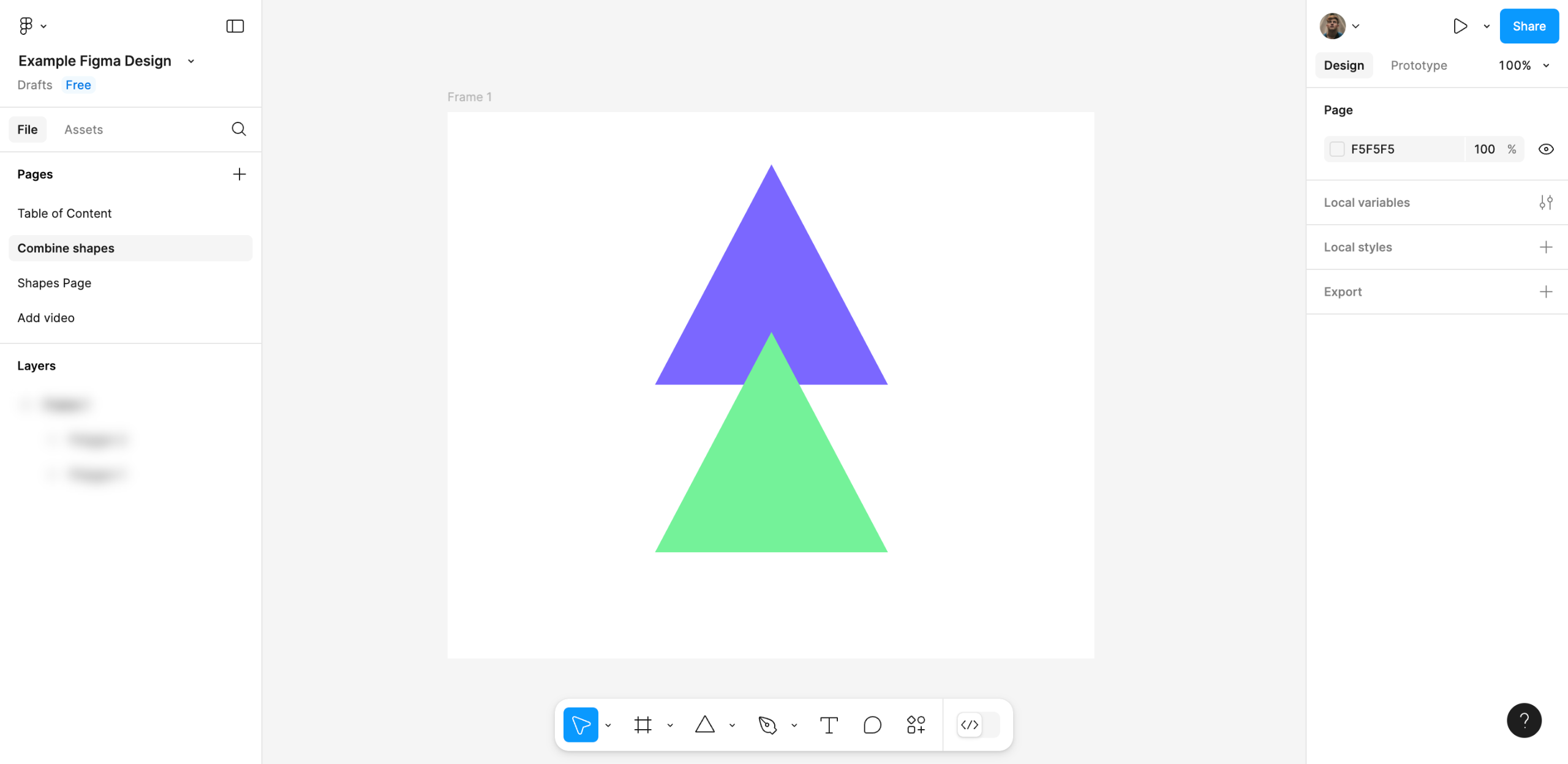 How to Combine Shapes in Figma