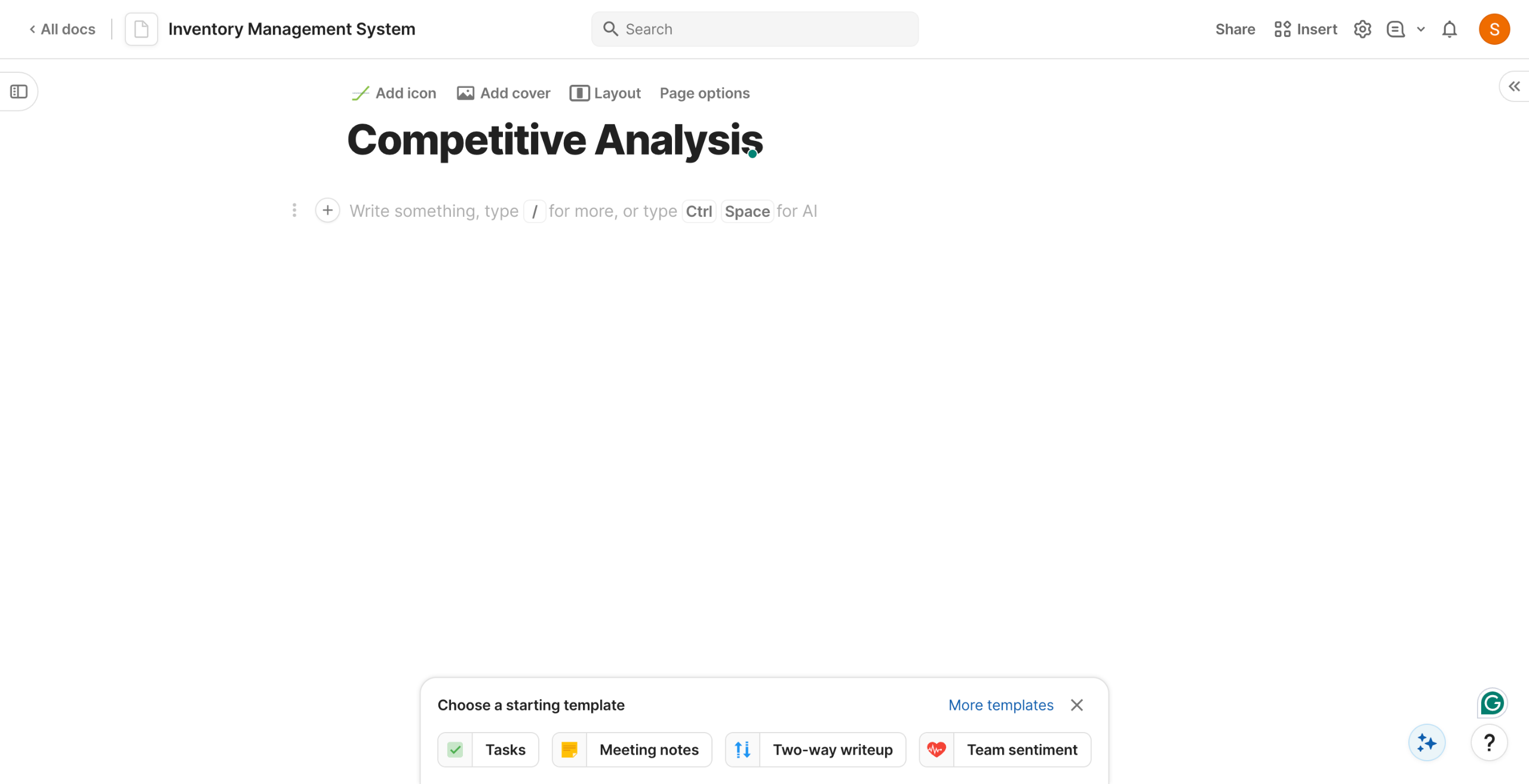 How to Create a Competitive Analysis Template in Coda