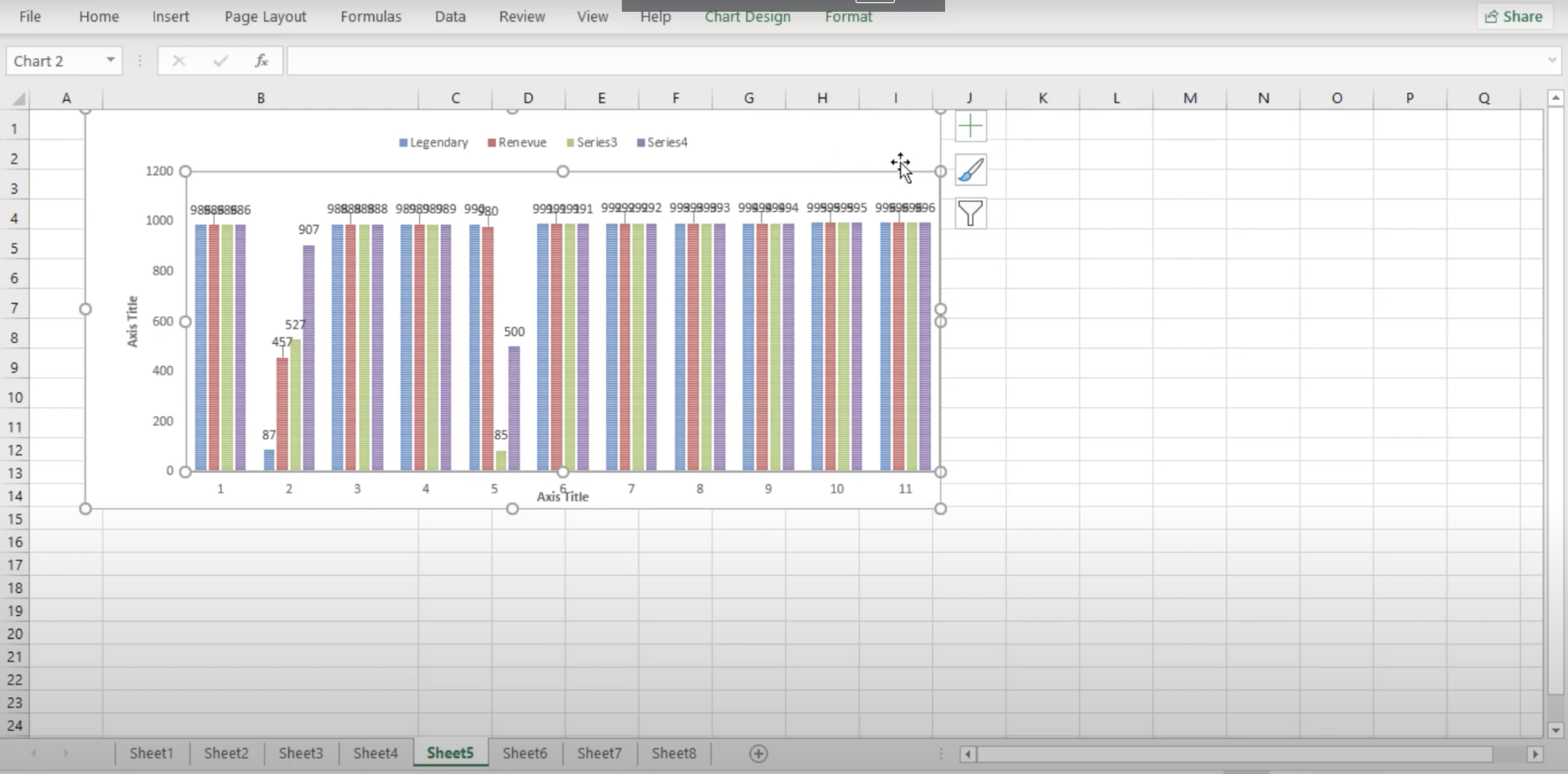 How to Change Axis Values Microsoft Excel