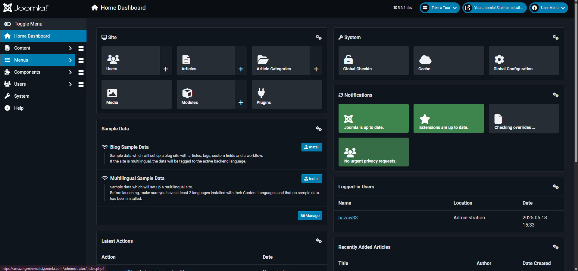How to Add a Menu in Joomla