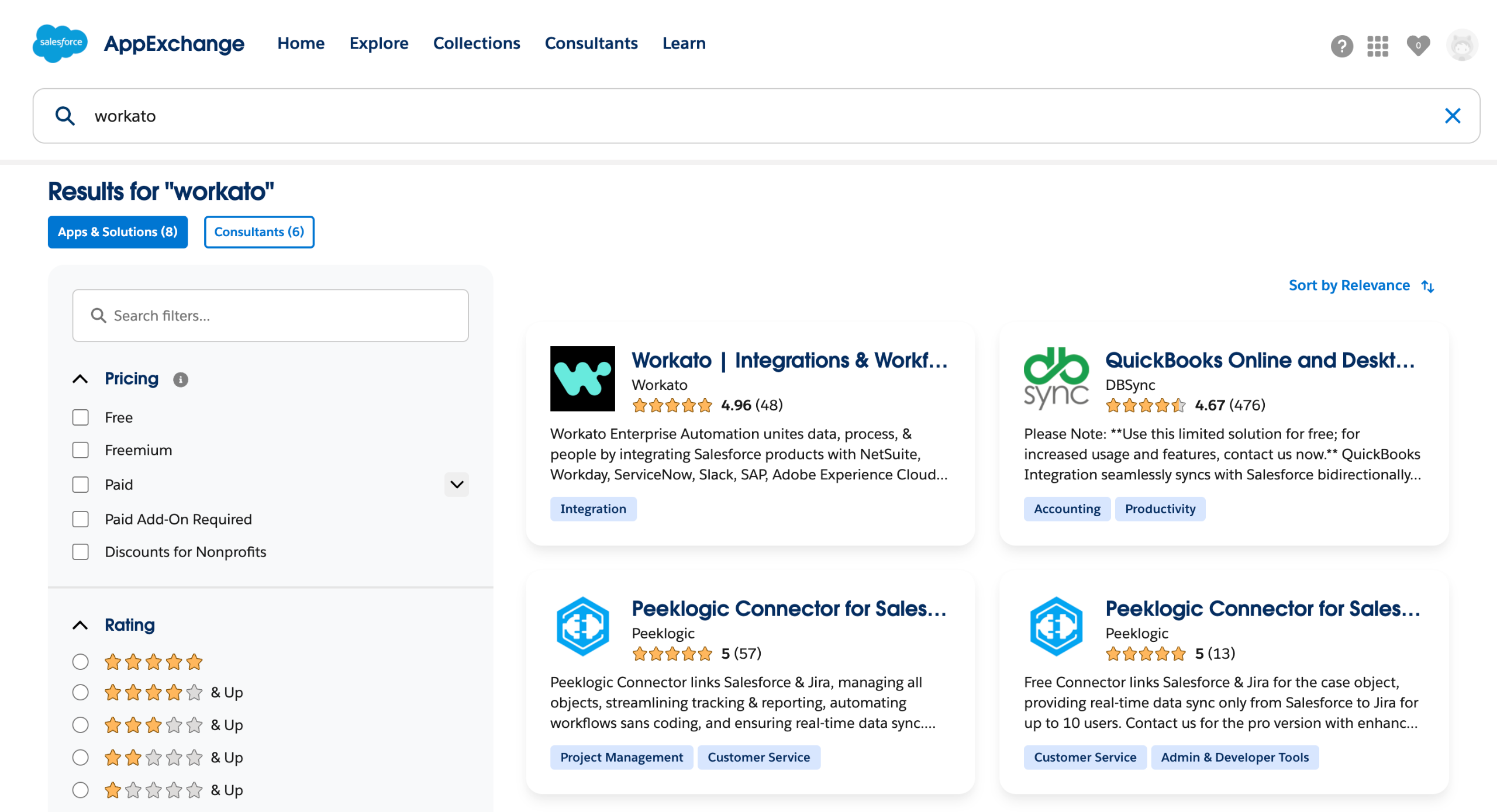 Workato salesforce integration