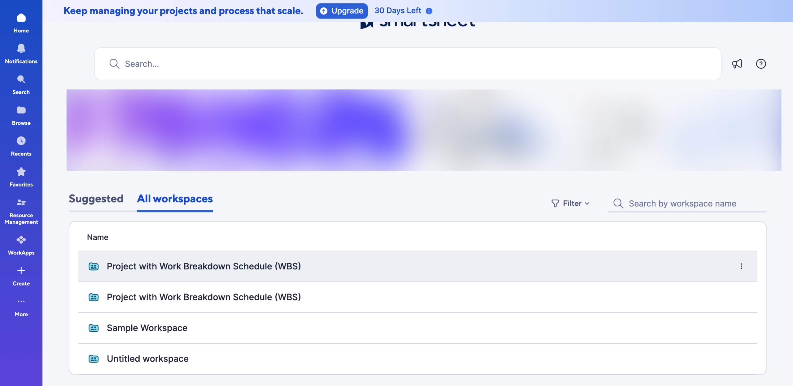 How to Add a Sheet to a Workspace in Smartsheet