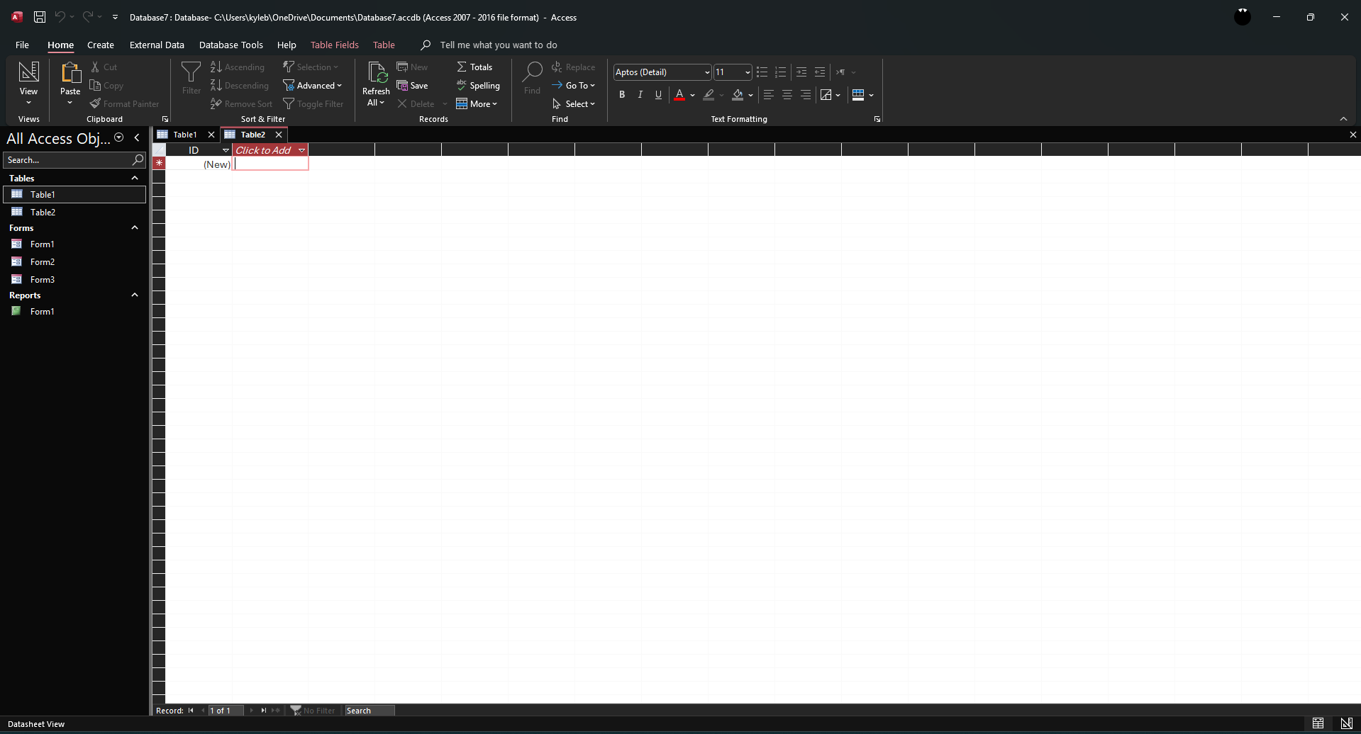 How to Add Foreign Key in MS Access