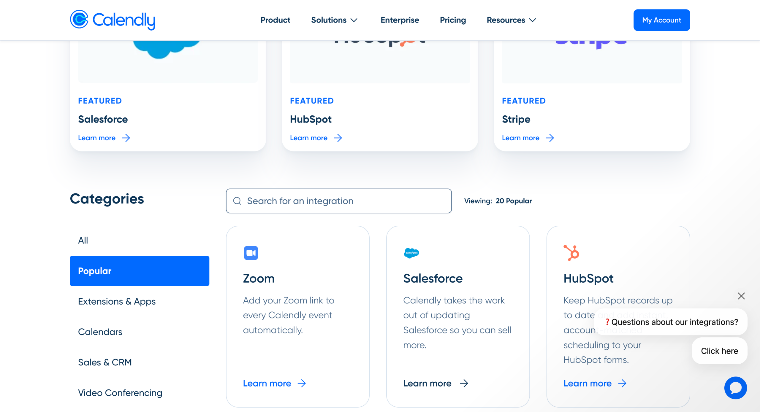 Calendly salesforce integration