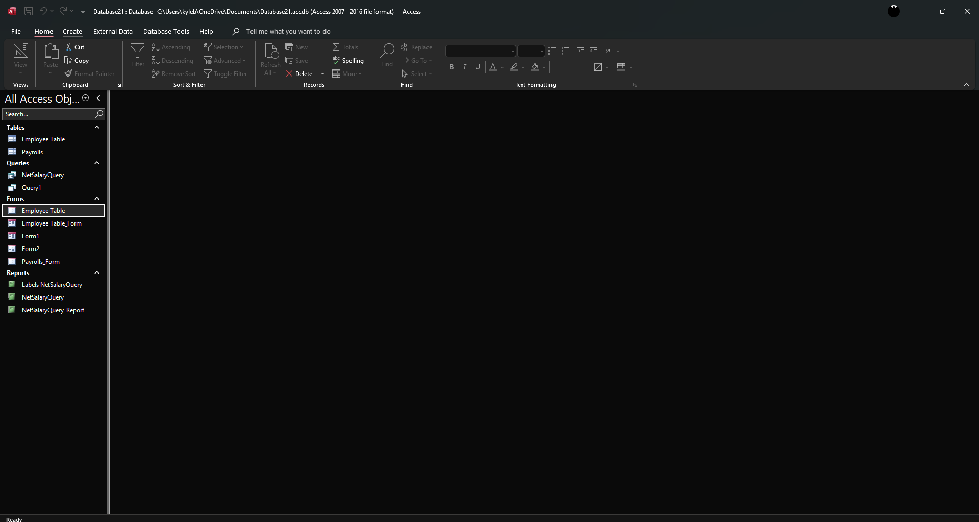 How to Create Custom Menus MS Access