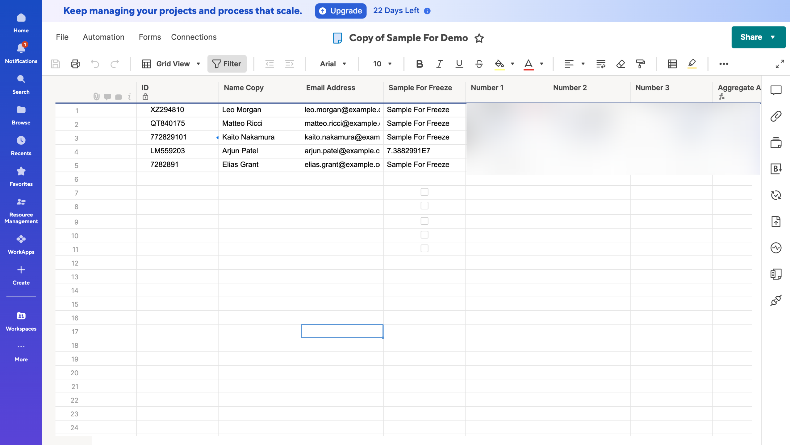 How to Hide and Unhide Rows in Smartsheet