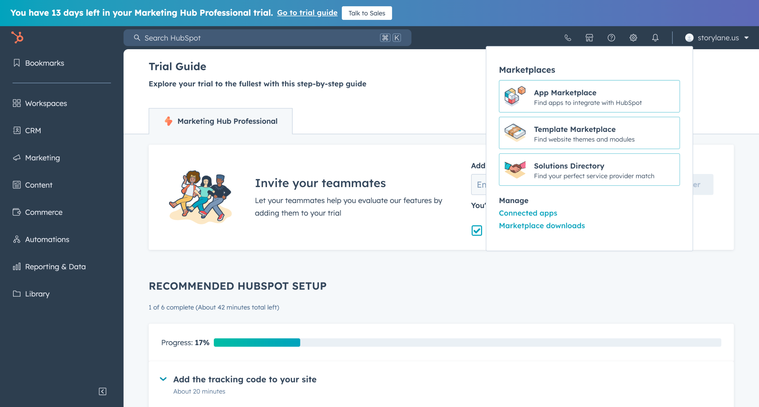 Hubspot slack integration