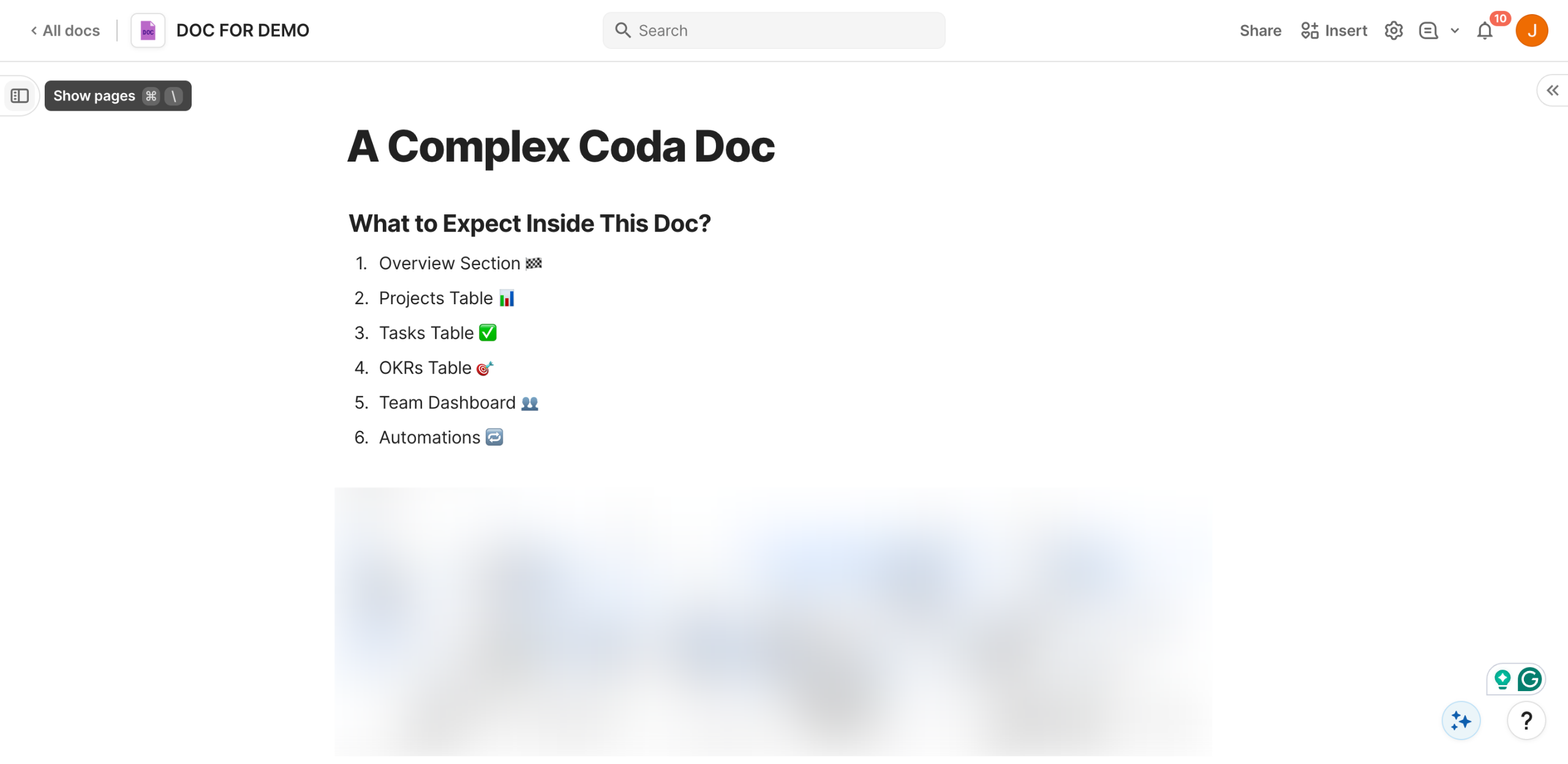 How to Organize Complex Coda Docs