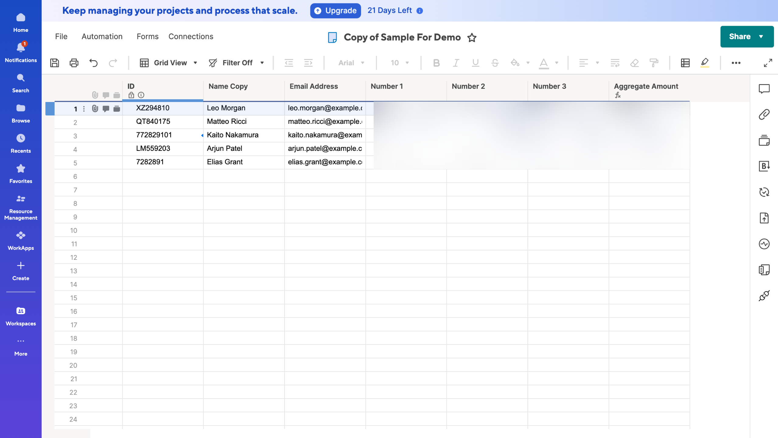 How to Copy and Paste Multiple Rows in Smartsheet