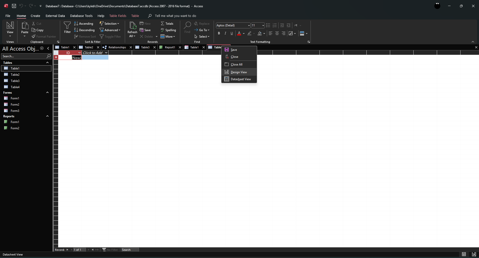 How to Create Data Macros MS Access