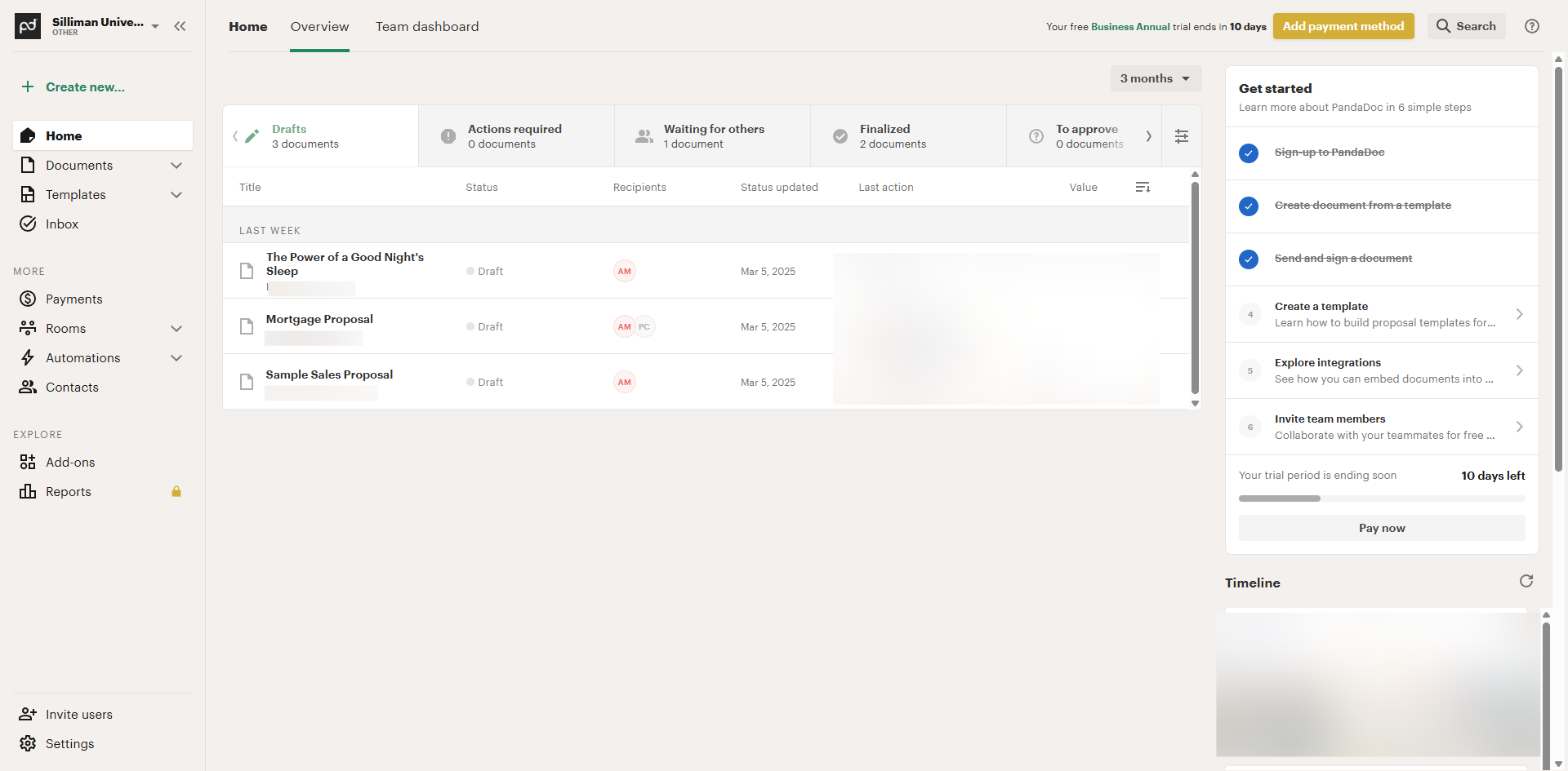 PandaDoc Google Drive Integration