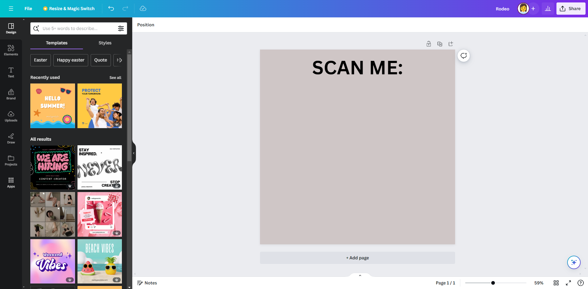 How to Create QR Code in Canva