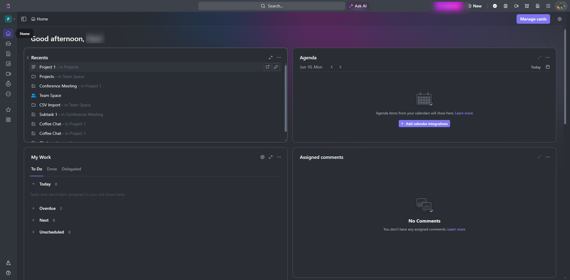 How to Select All Tasks in Clickup