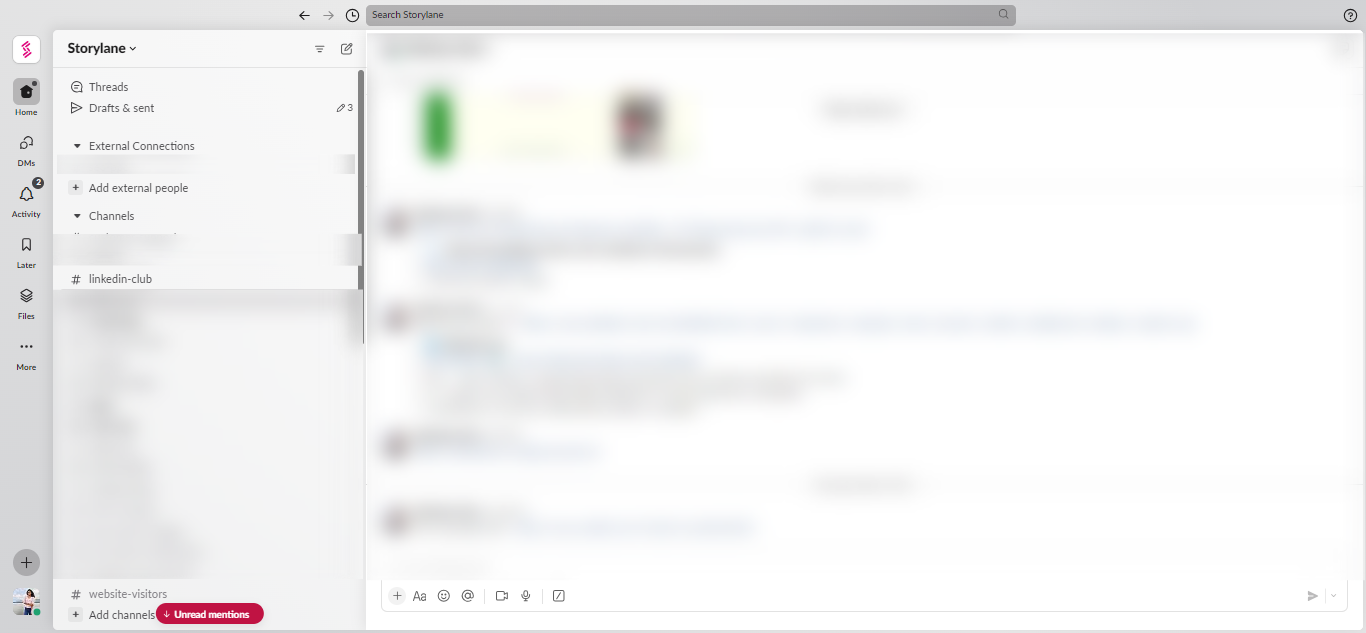 How to leave a channel in slack
