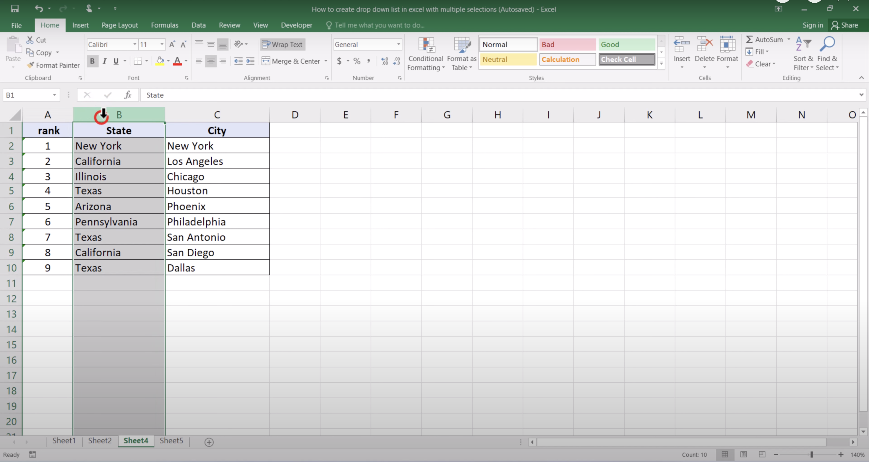 How to Add a Column in Microsoft Excel