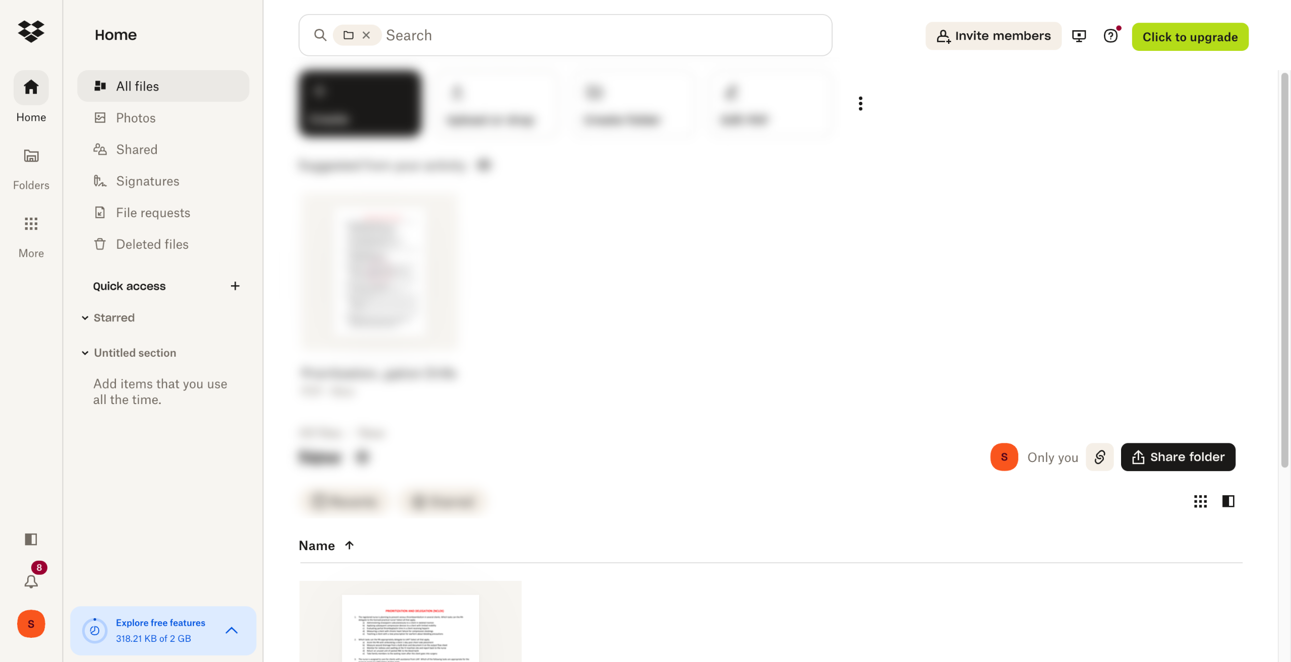 How Do I Look at All Previous History on Dropbox