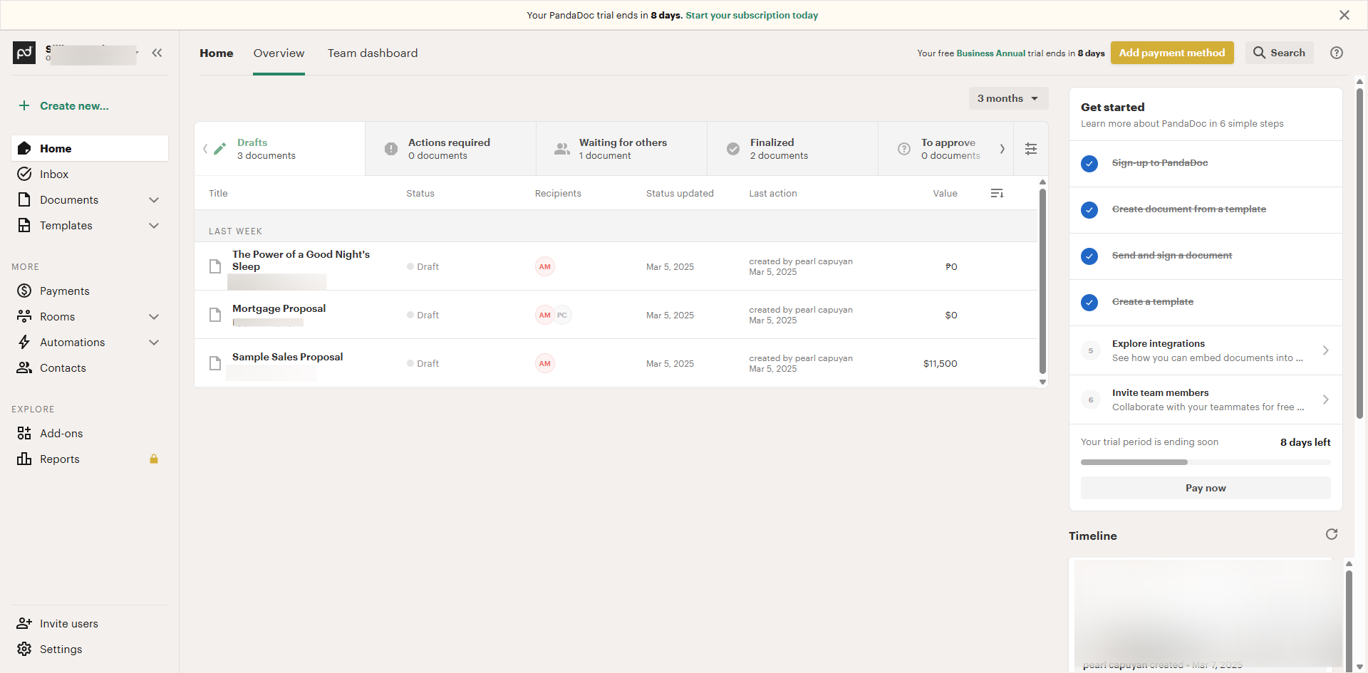 How to Integrate PayPal with PandaDoc