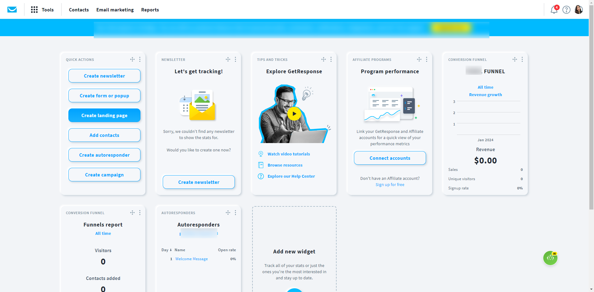 How to Create a Landing Page with GetResponse