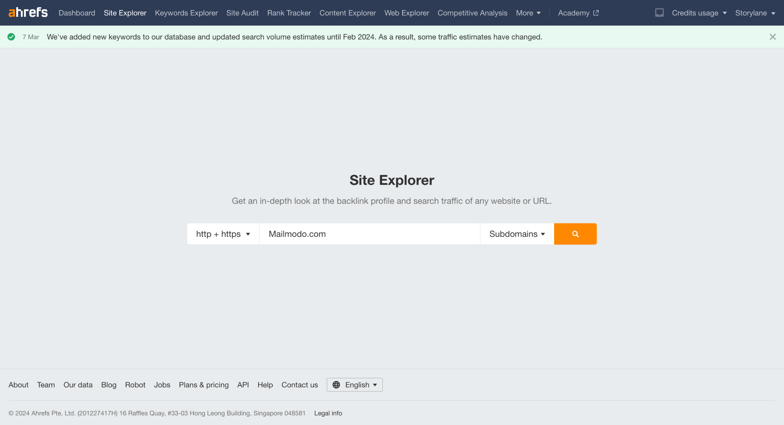 Ahrefs - Export Graphs