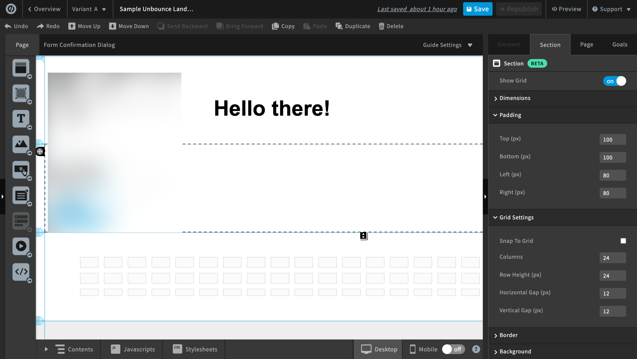 How to Rotate Text Boxes in Unbounce