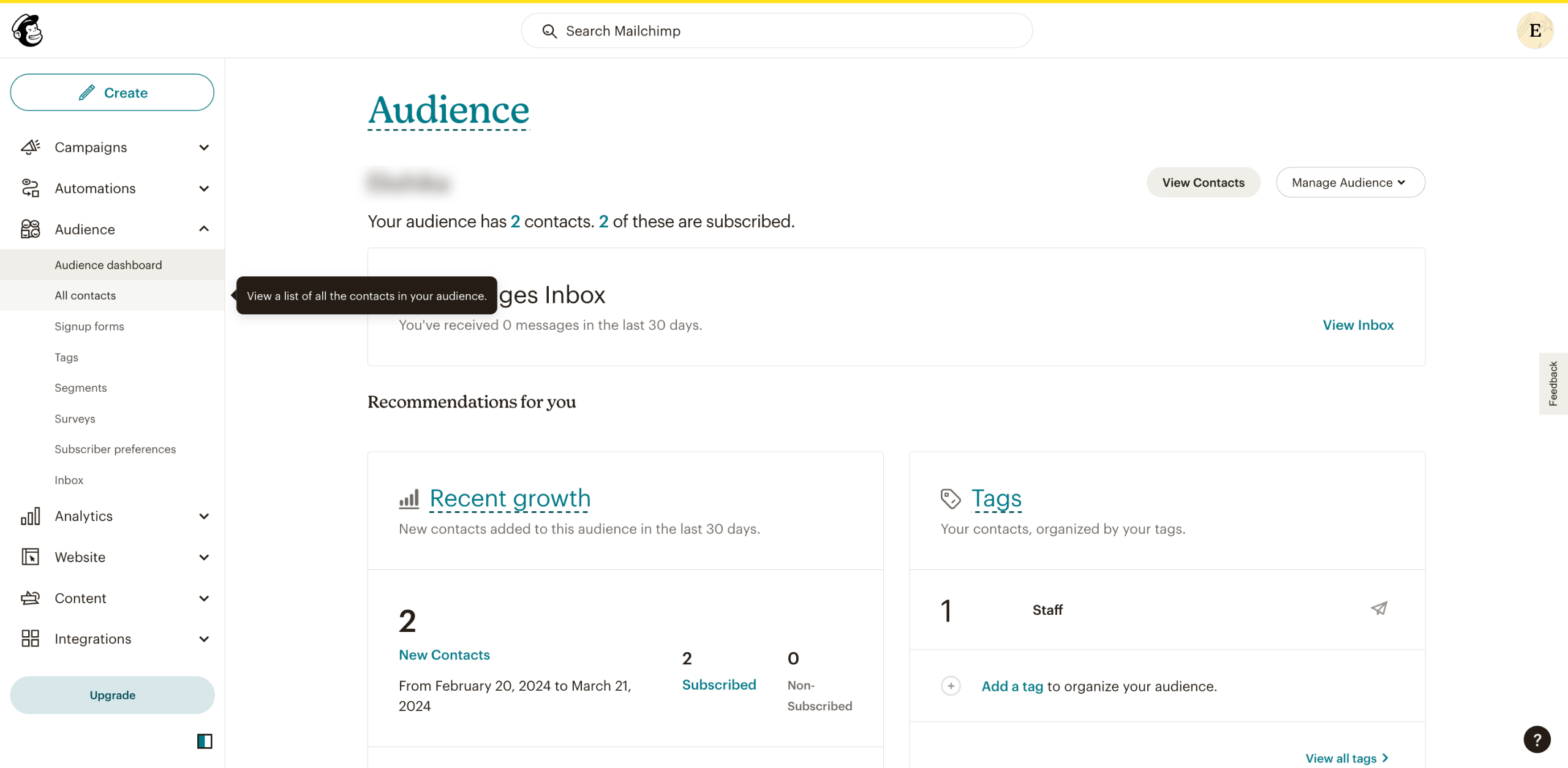 How to Archive Contacts in Mailchimp