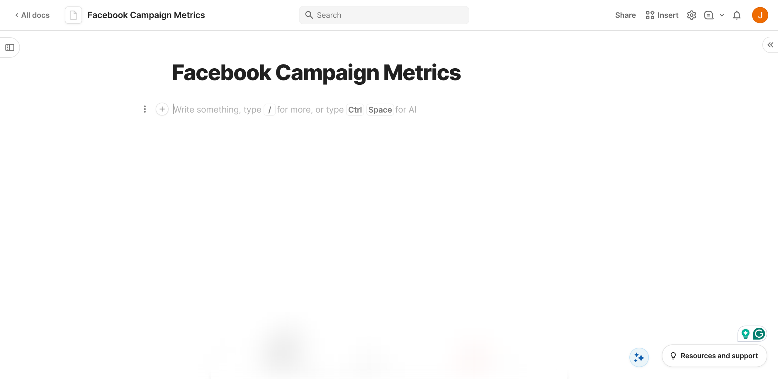 How to Track the Facebook Campaign Metrics in Coda