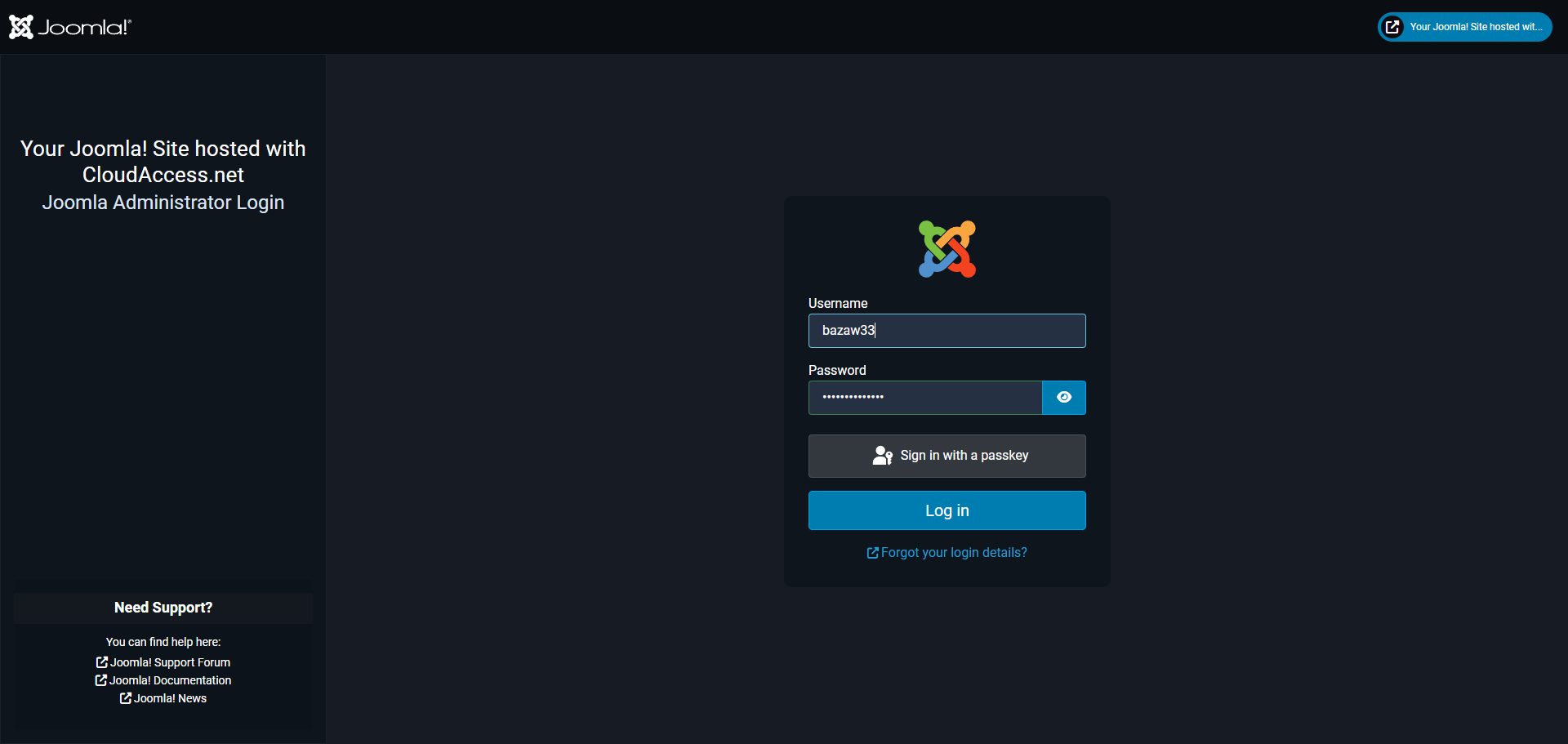 How to Log into Joomla